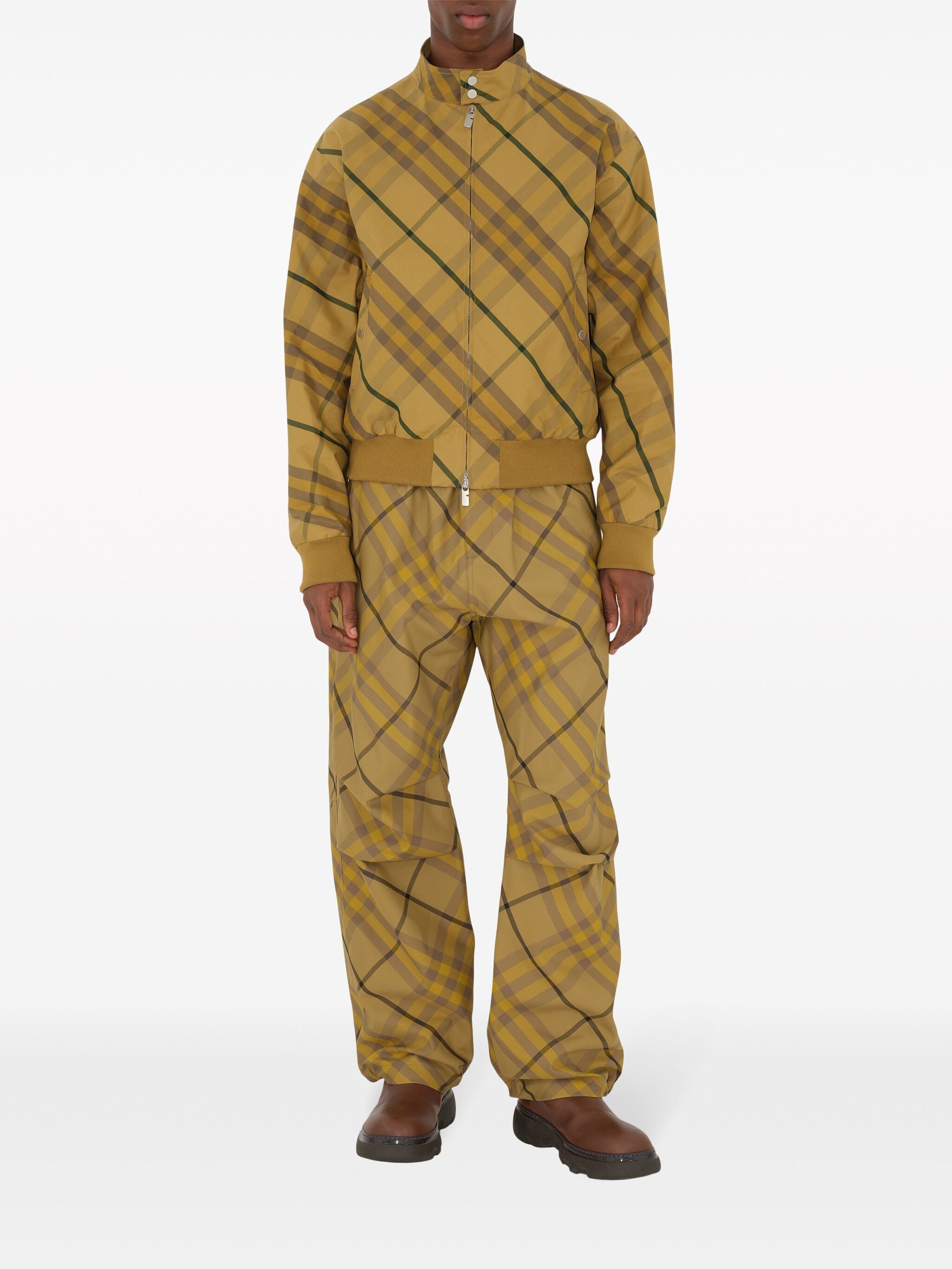 BURBERRY Men's Cotton Bomber Jacket - SS25 Collection