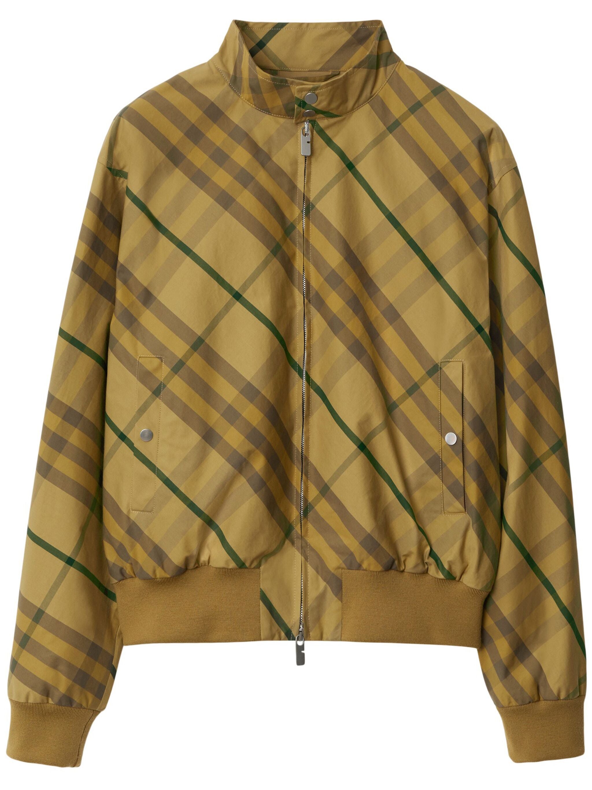 BURBERRY Men's Cotton Bomber Jacket - SS25 Collection