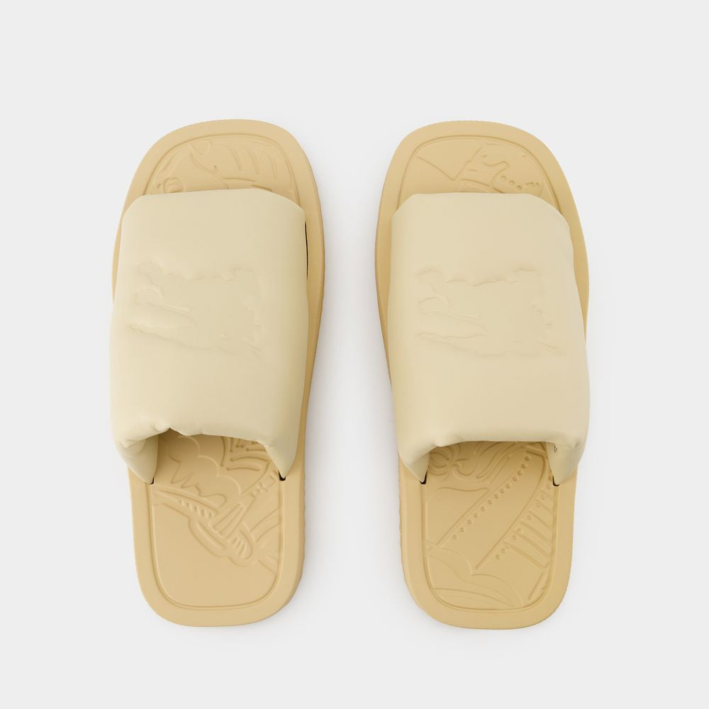 BURBERRY Knight Slab Mini Sandals for Women