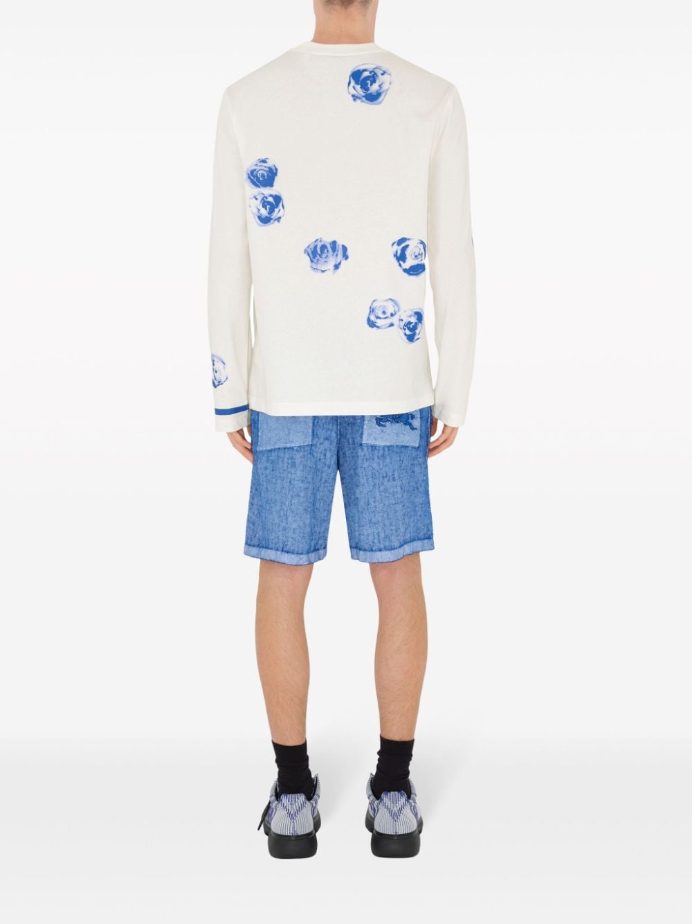 BURBERRY Linen Bermuda Shorts for Men - Spring/Summer 2024