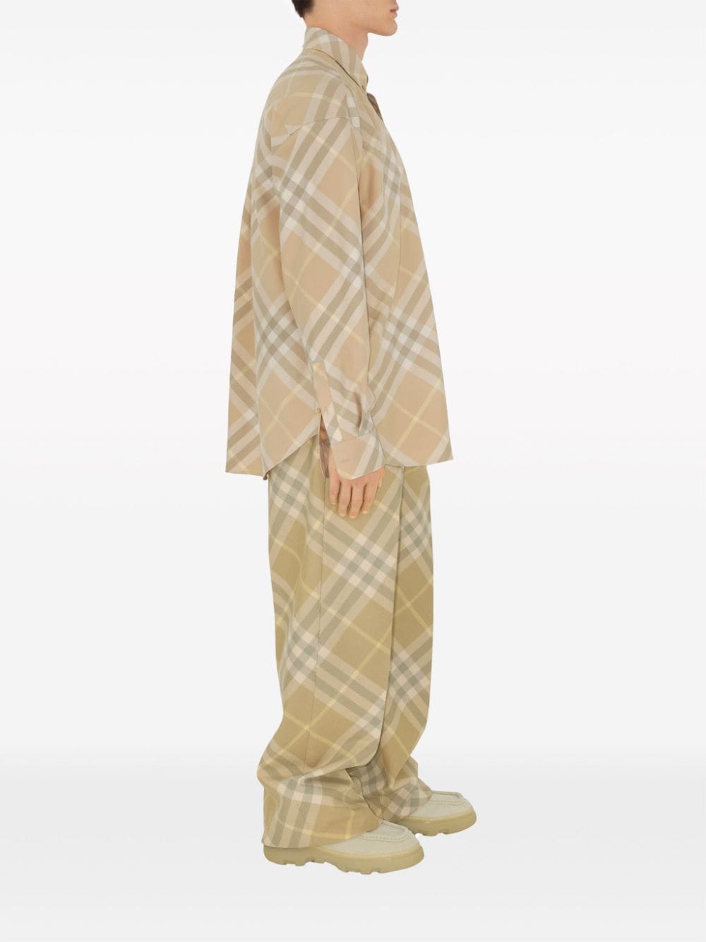 BURBERRY Men's Printed Twill Shirt