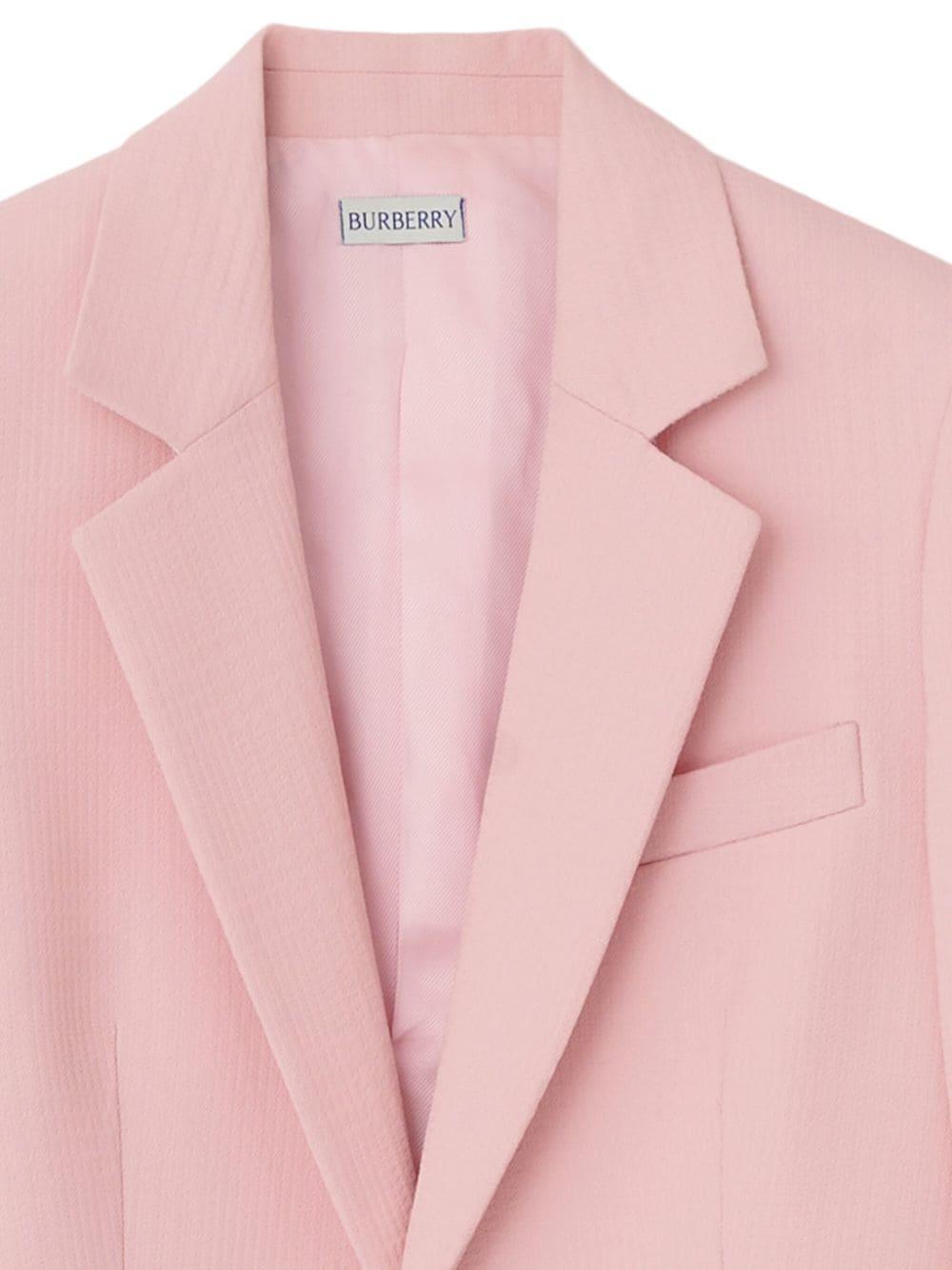 BURBERRY Wool Blazer for Women - Spring/Summer 2024