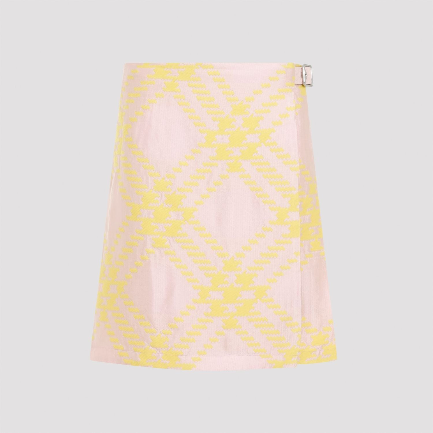 BURBERRY Elegant Cotton Blend Mini Skirt for Women