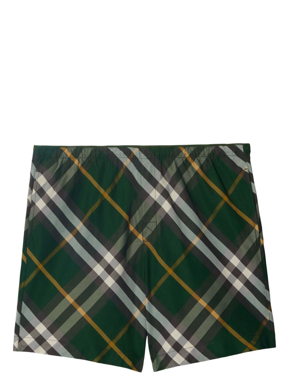 BURBERRY Check Motif Mini Swim Shorts for Men