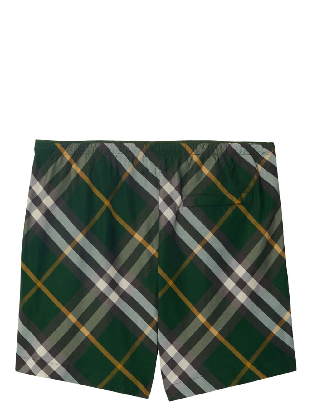 BURBERRY Check Motif Mini Swim Shorts for Men