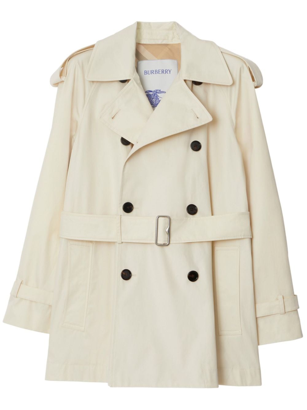 BURBERRY Belted Cotton Jacket for Women - SS24