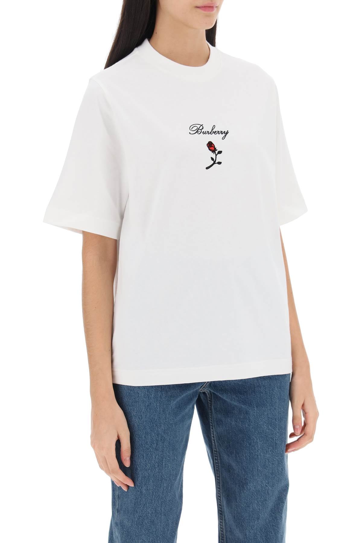 BURBERRY Classic Logo T-Shirt - Women's Regular Fit