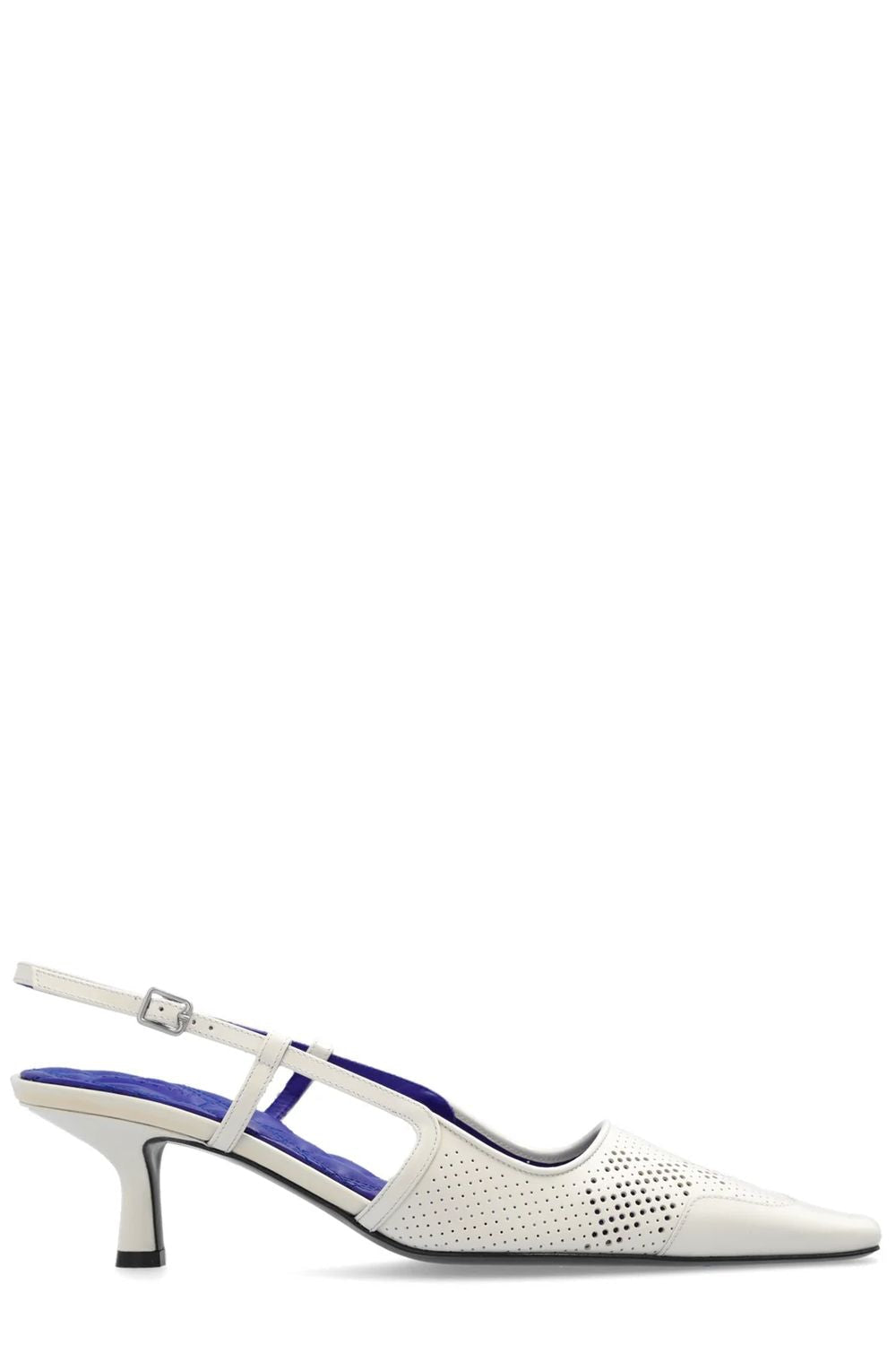 BURBERRY Chic Chisel Pumps with Adjustable Buckle Strap - 5cm Heel