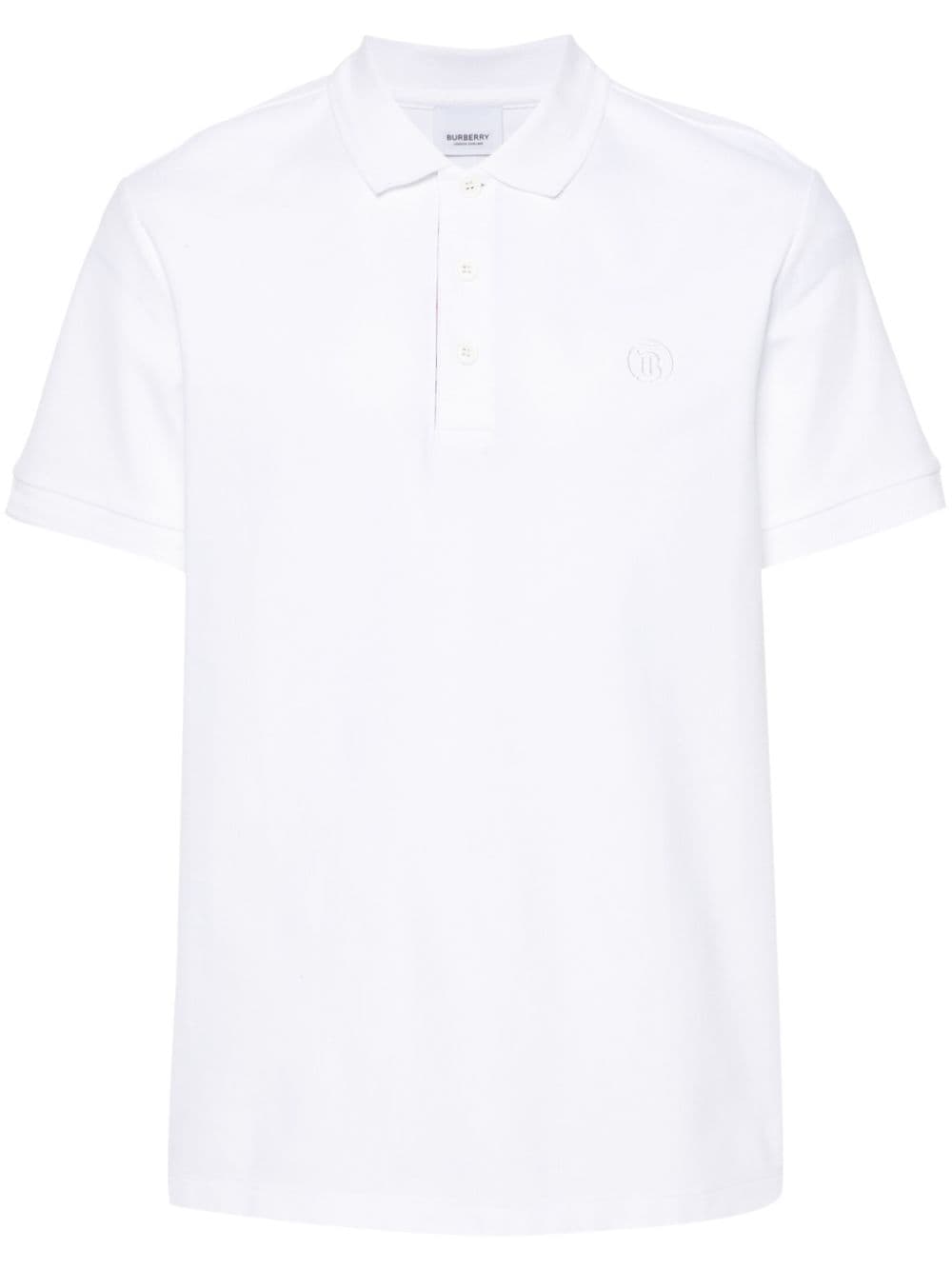 BURBERRY Classic Logo Cotton Polo Shirt
