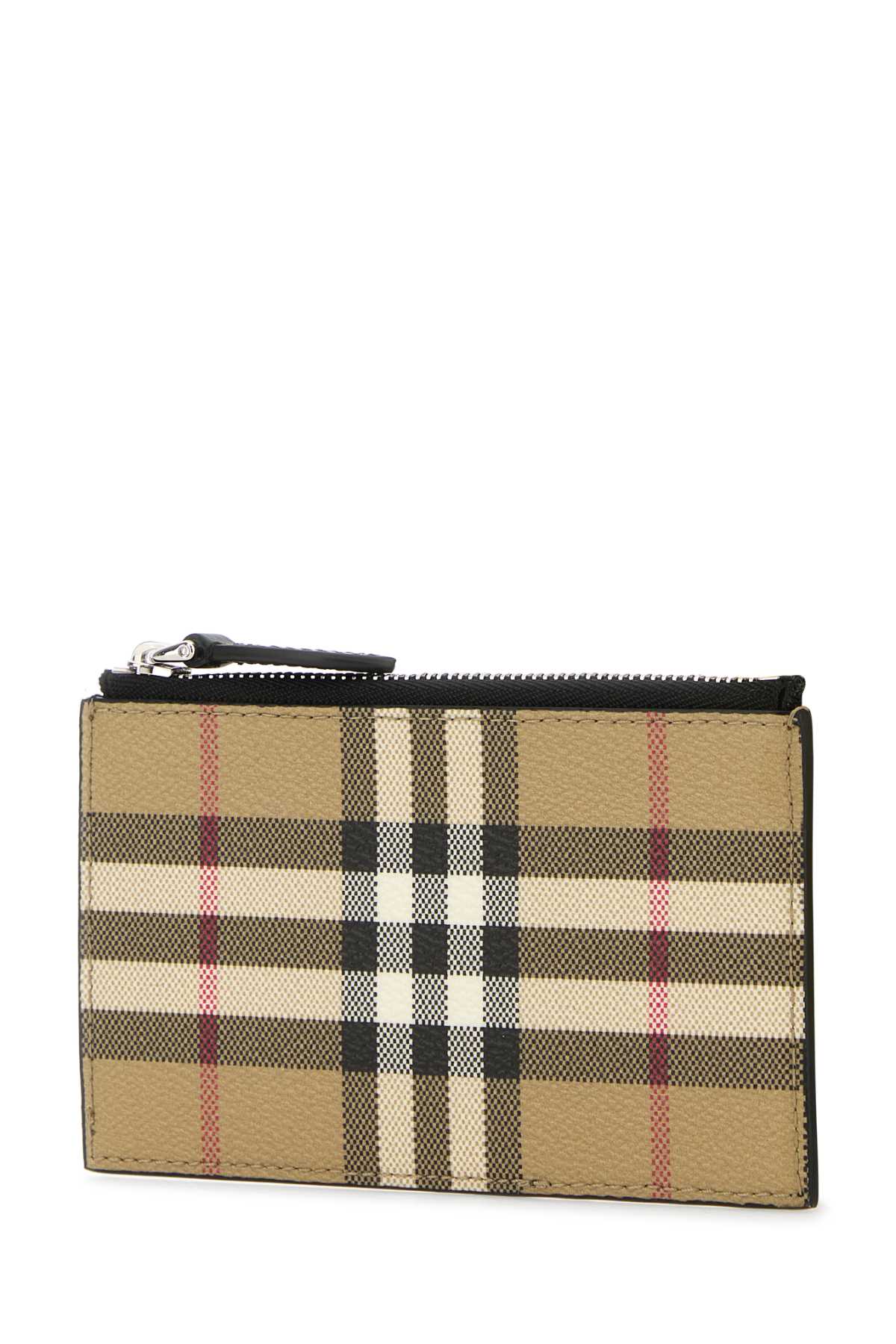 BURBERRY Mini Printed Canvas Card Holder for Men