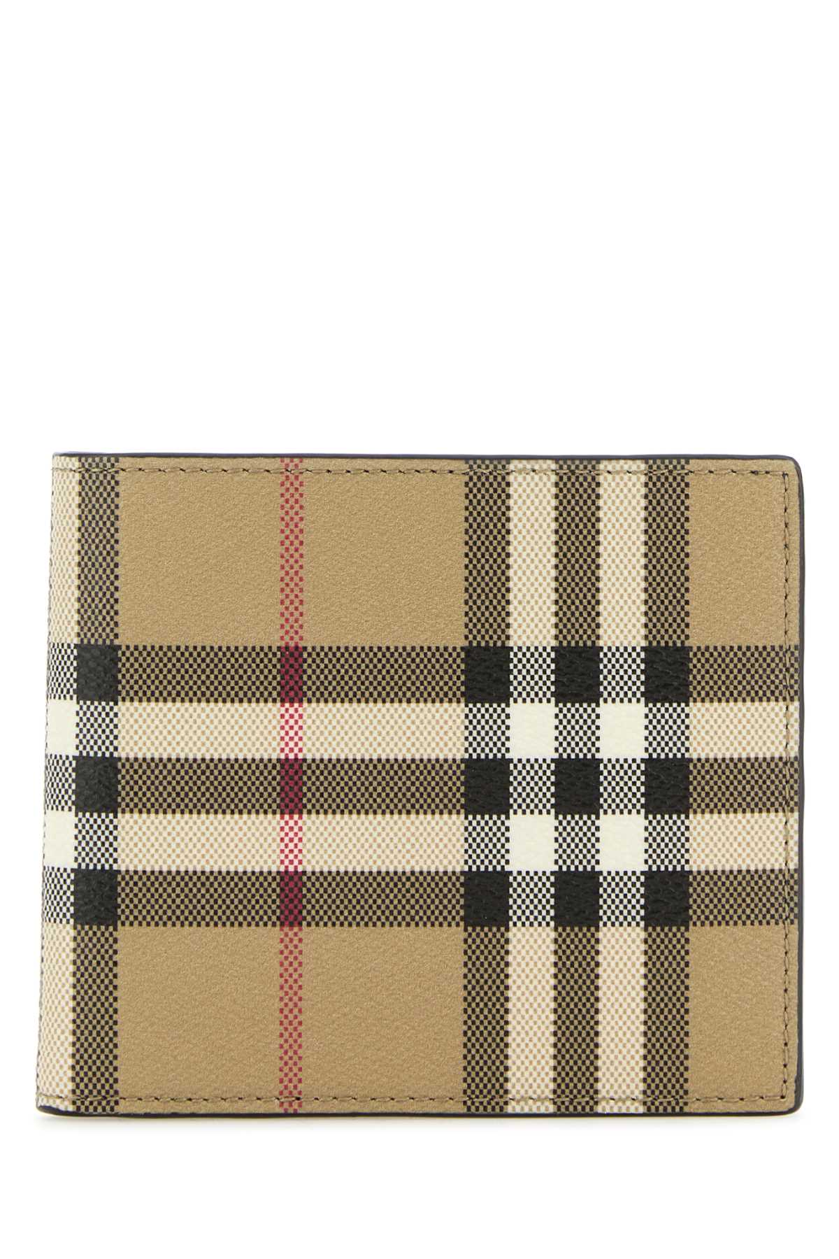 BURBERRY Mini Printed Canvas Wallet for Men