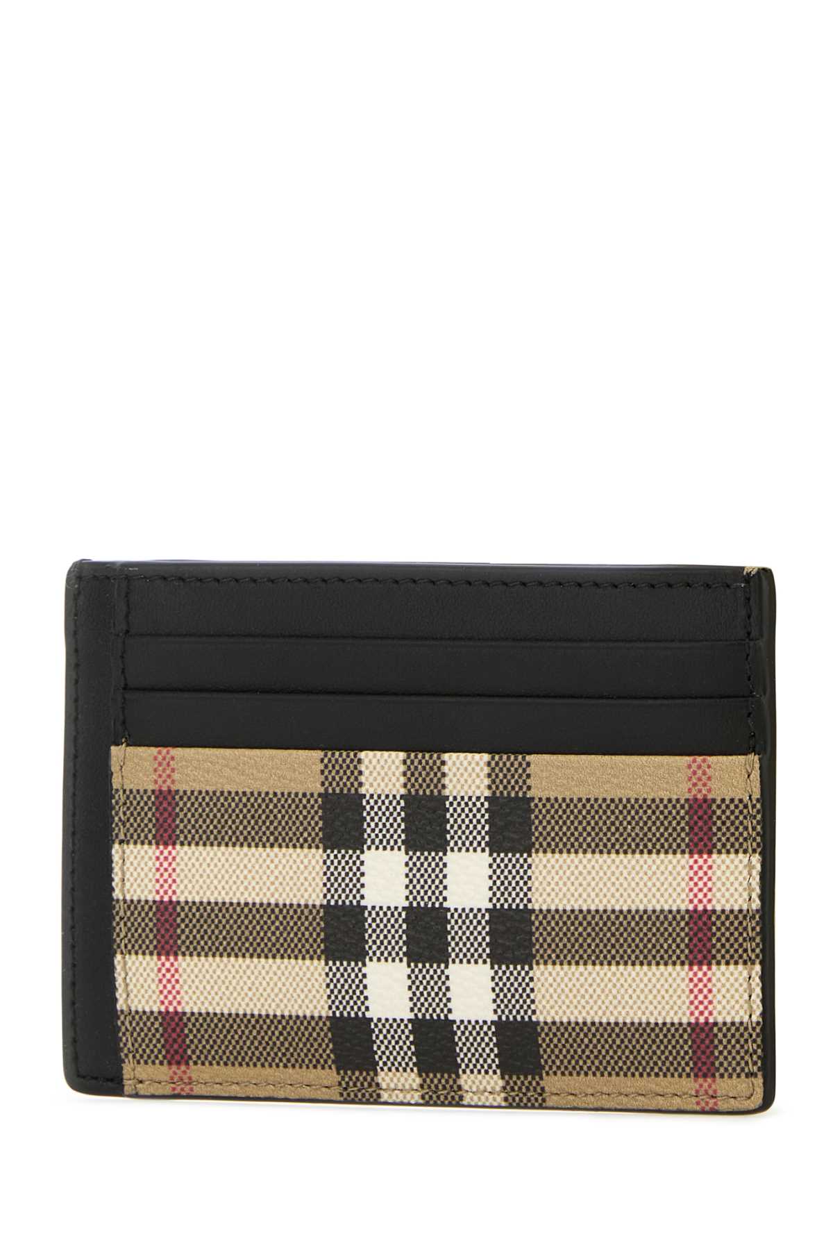BURBERRY Mini Printed Canvas Card Holder