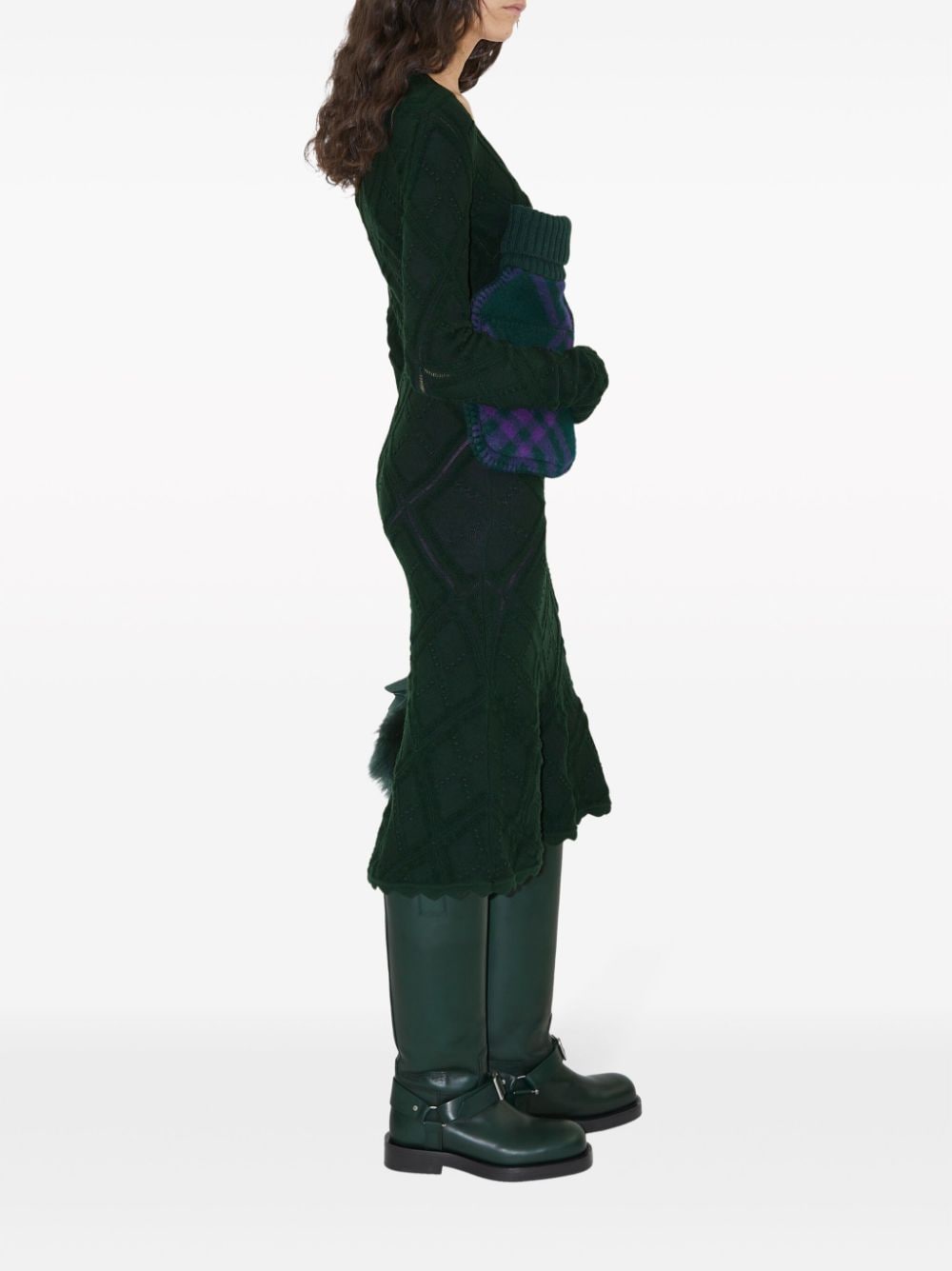 BURBERRY Timeless Aran Knit Mini Dress