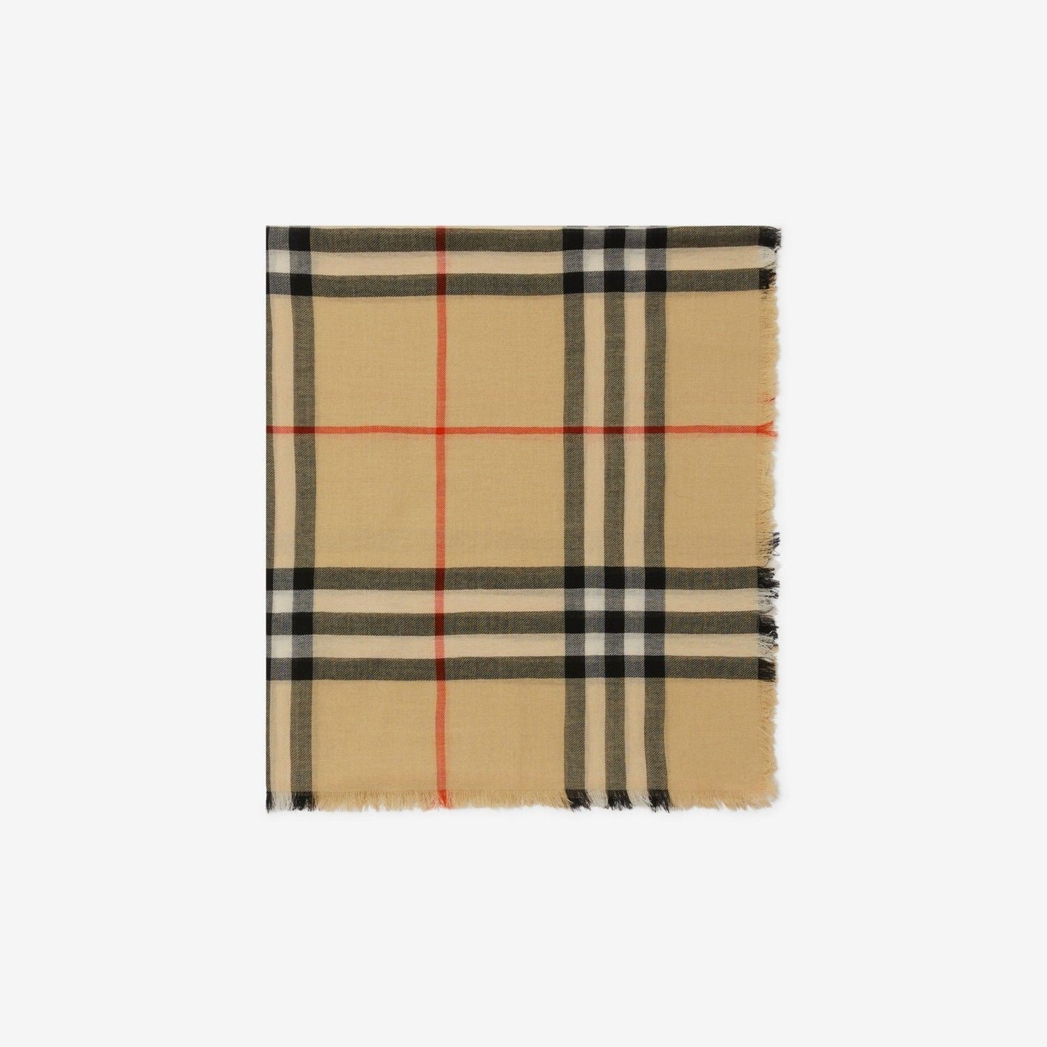 BURBERRY Lightweight Wool Scarf
