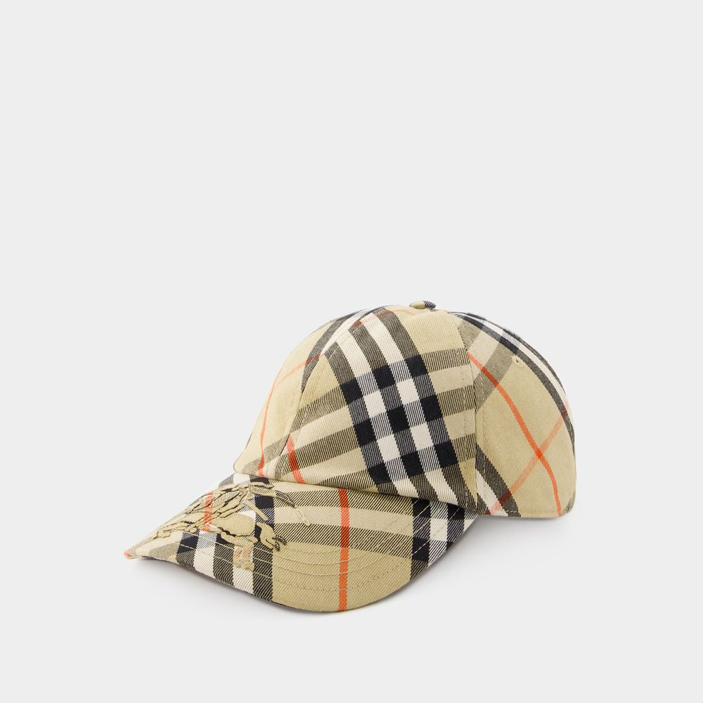 BURBERRY Stylish Bias Check Cap