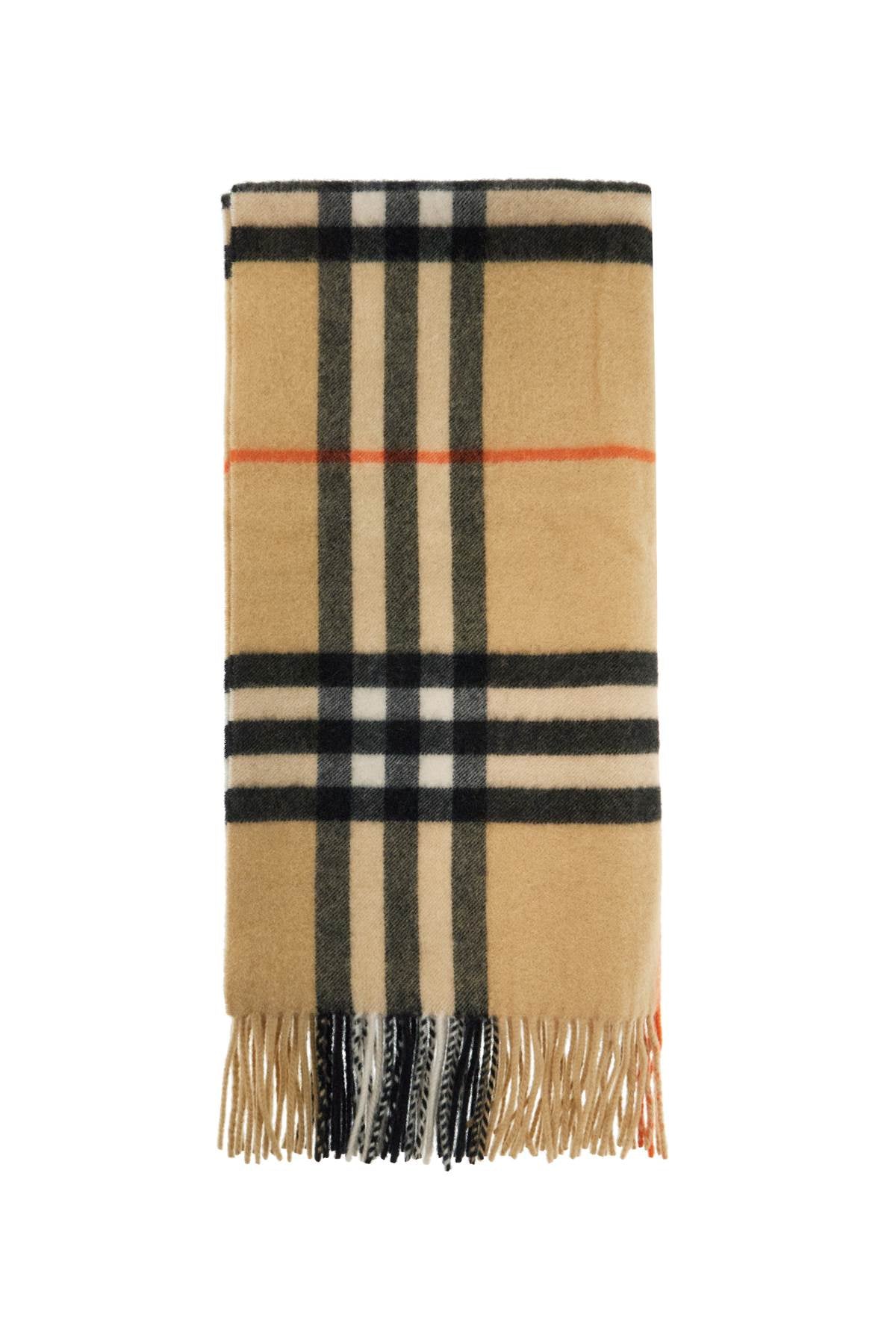 BURBERRY Embroidered Cashmere Scarf - Unisex