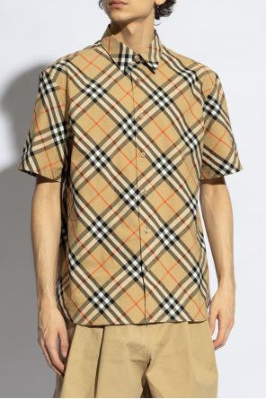 BURBERRY Checked Poplin Shirt for Men