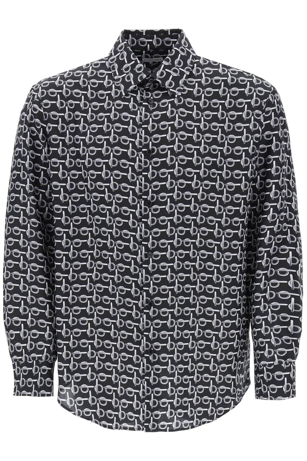 BURBERRY Oversized Silk Shirt - Size M