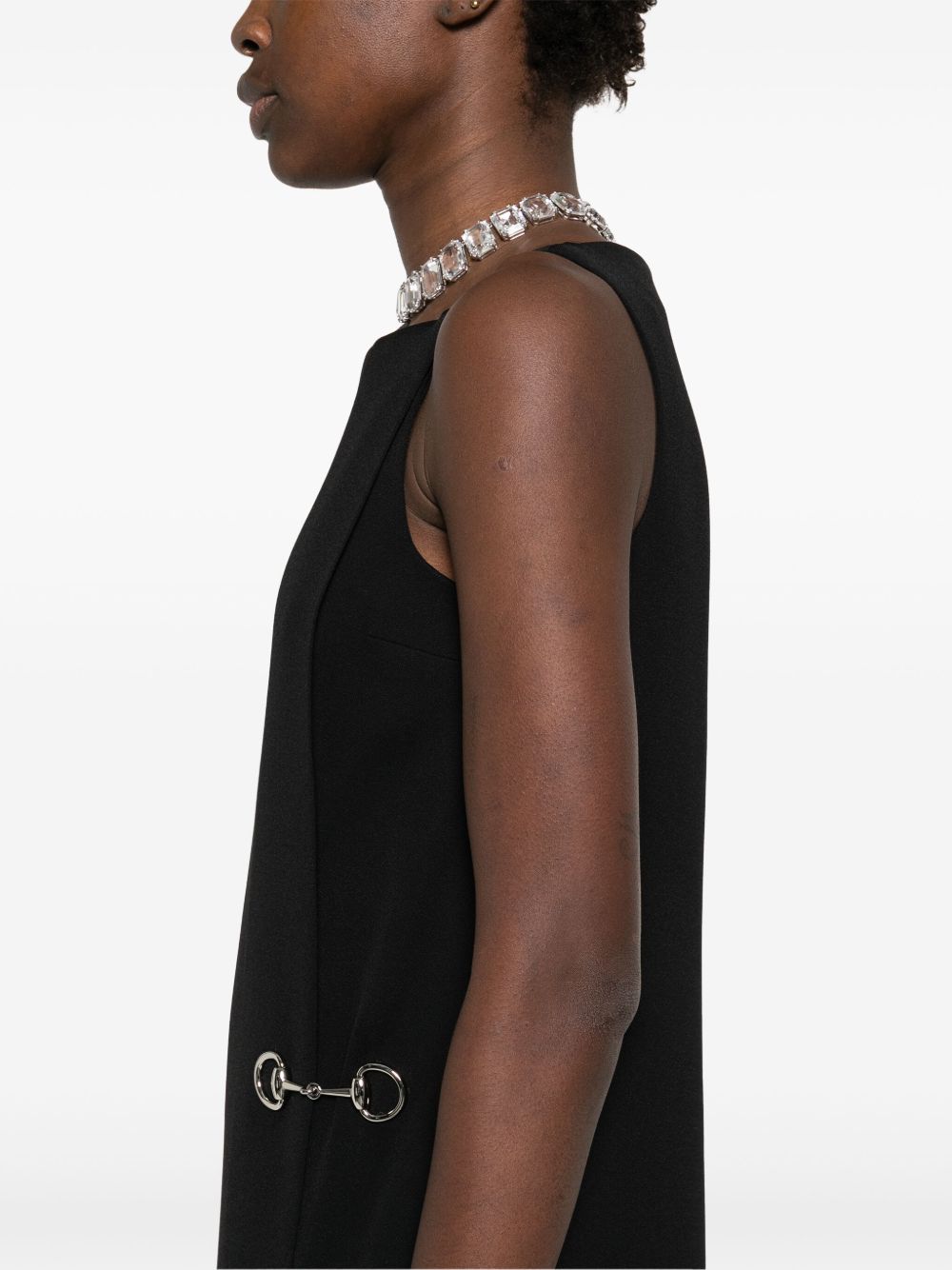 GUCCI Elegant Horsebit Midi Dress