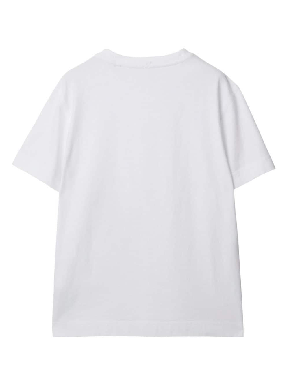 BURBERRY Women's 100% Cotton Mini T-Shirt - Knight IP Pattern