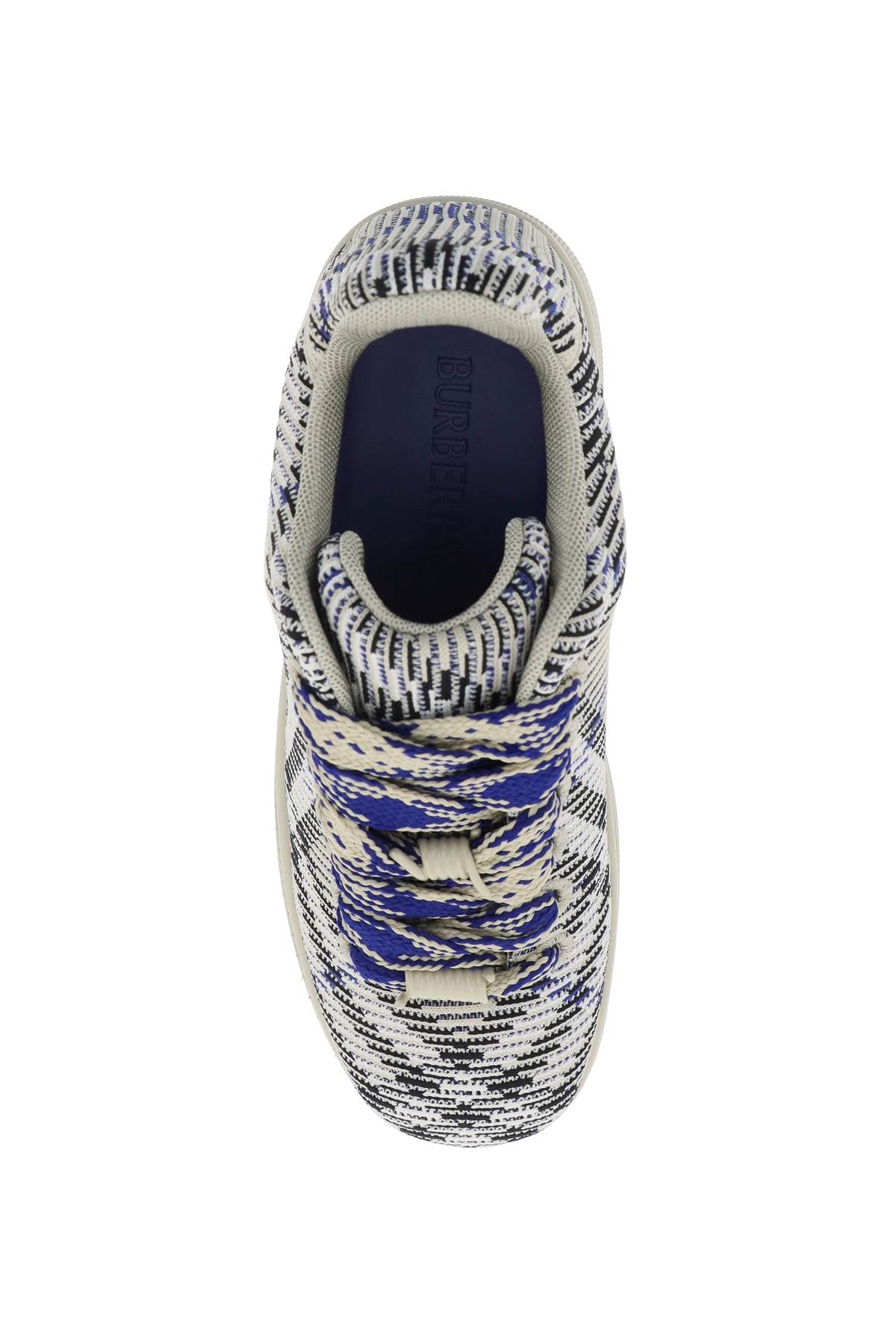 BURBERRY Embroidered Fabric Box Sneakers for Men