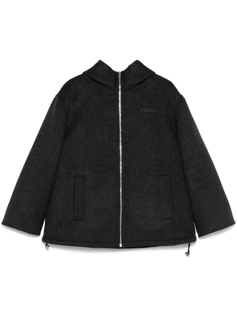 ジャケット GUCCI WOOL AND SILK BLEND CABAN Gucci Coat Felt Wool Peacoat Caban Blazer Parka Jacket