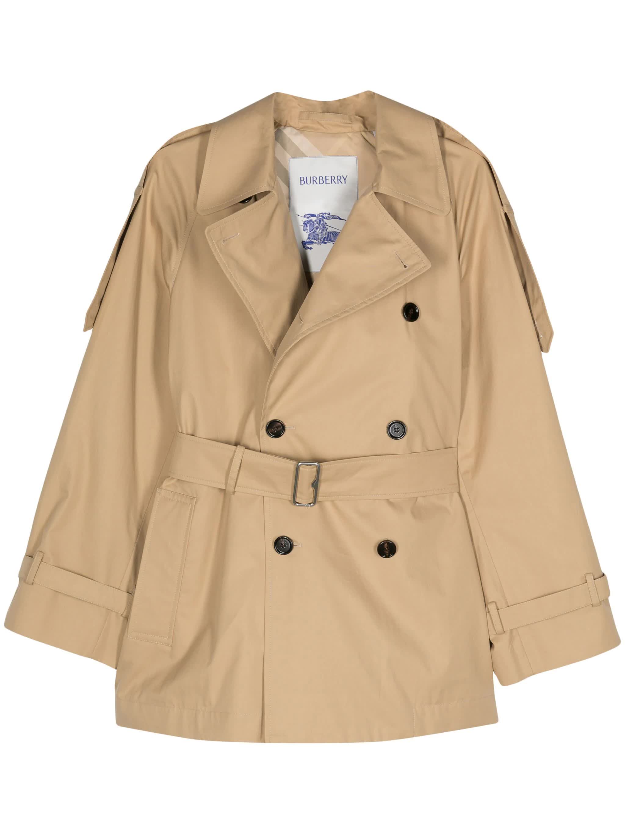 BURBERRY Cashmere Trench Jacket for Women - SS25 Collection