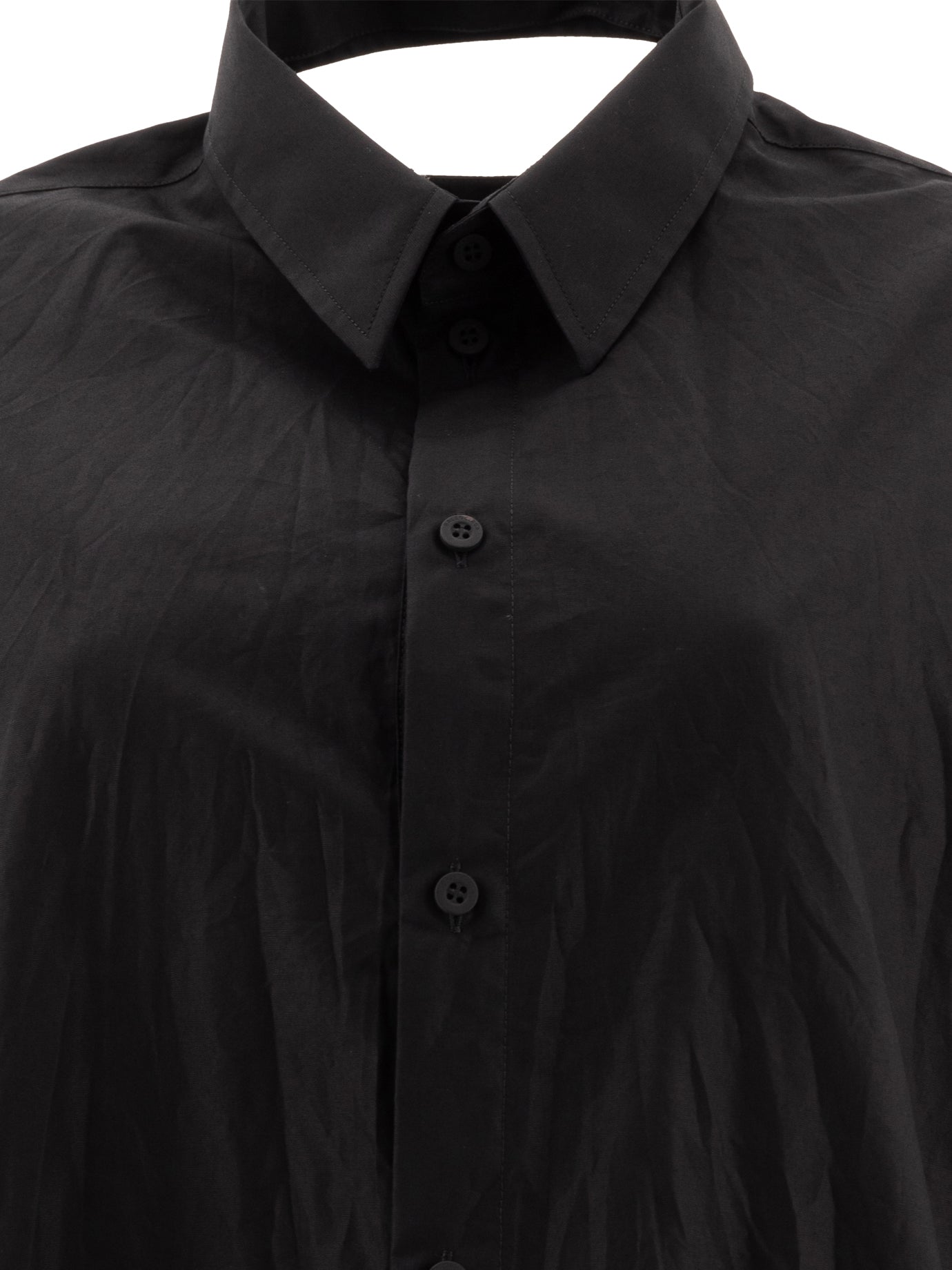 BALENCIAGA Shirt-Effect Dress with Oversized Fit