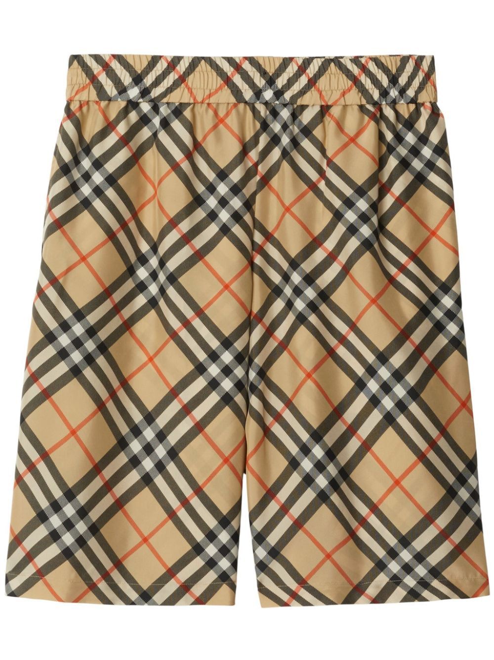 BURBERRY Check Motif Bermuda Shorts for Men