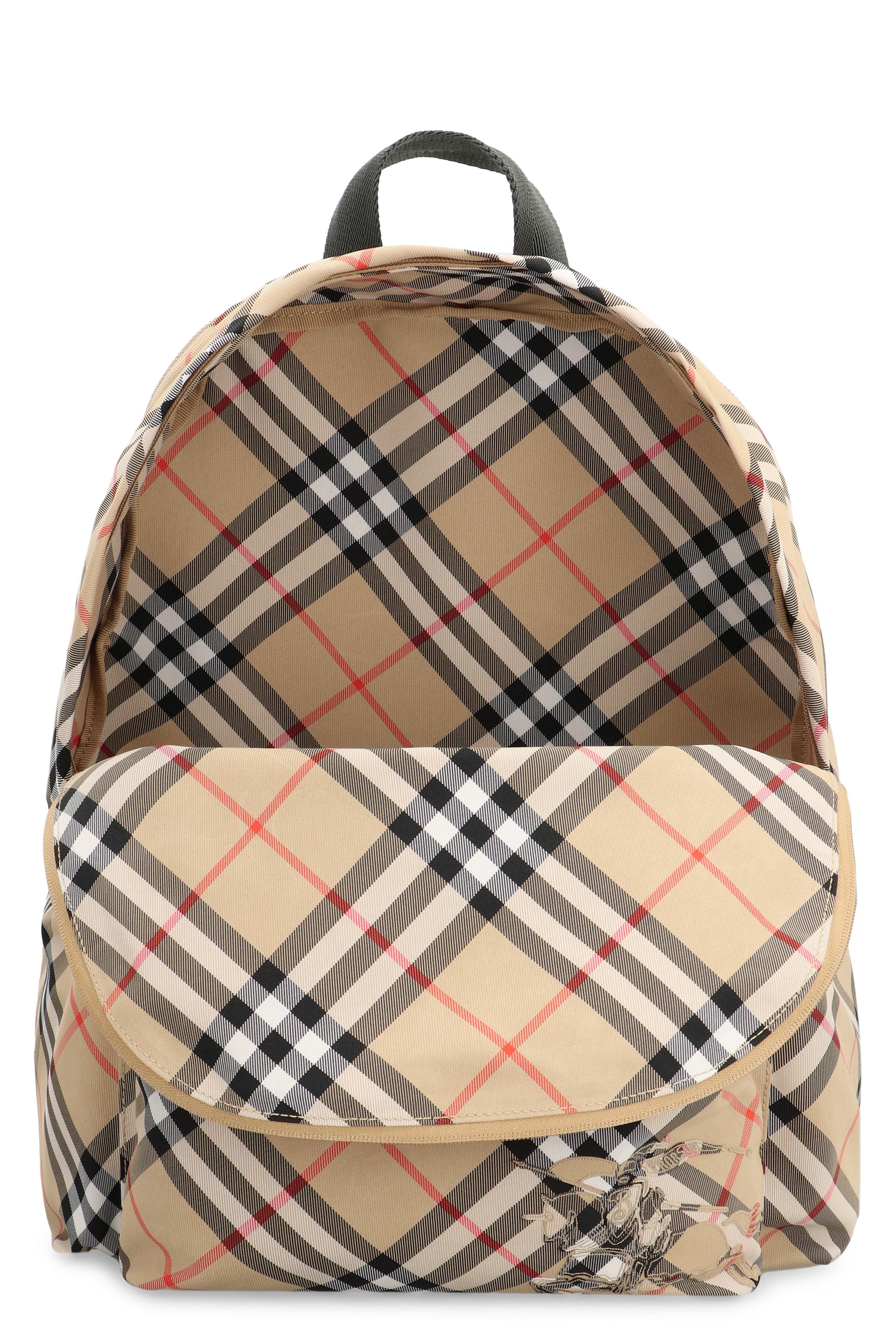 BURBERRY Printed Nylon Backpack 35x41 cm