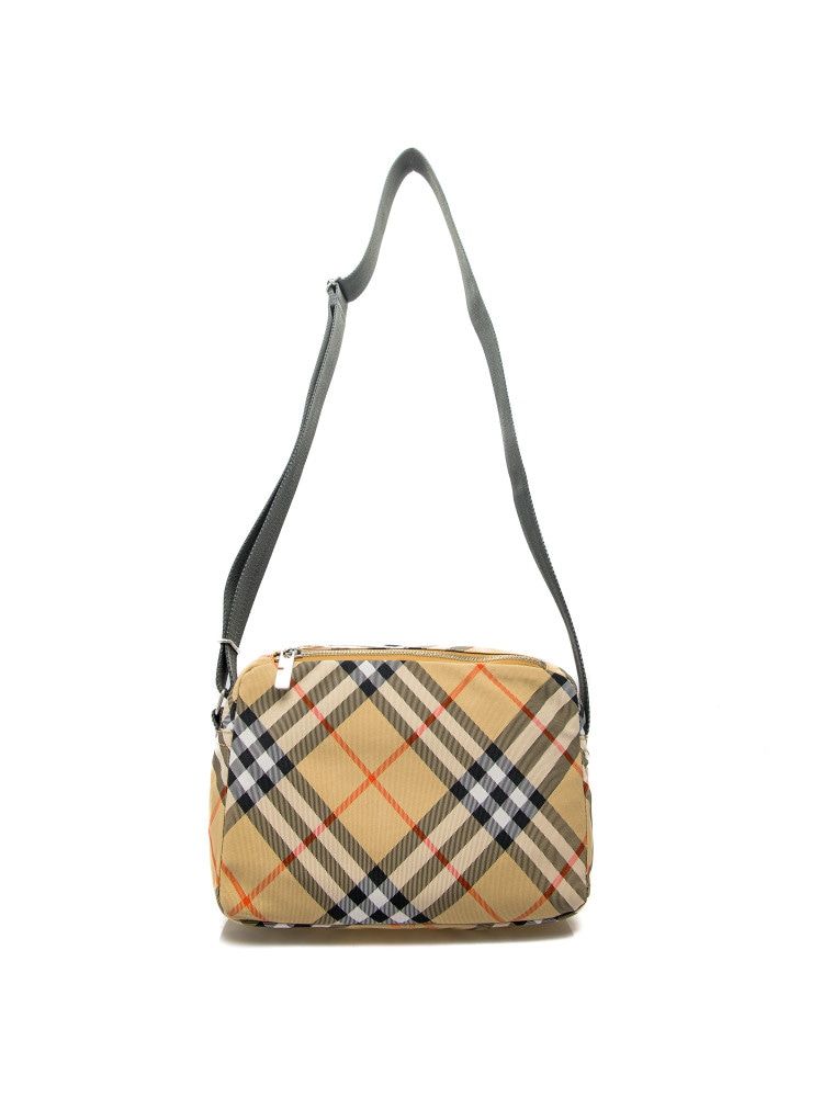 BURBERRY Check Motif Crossbody Handbag - 25cm x 18cm x 12cm