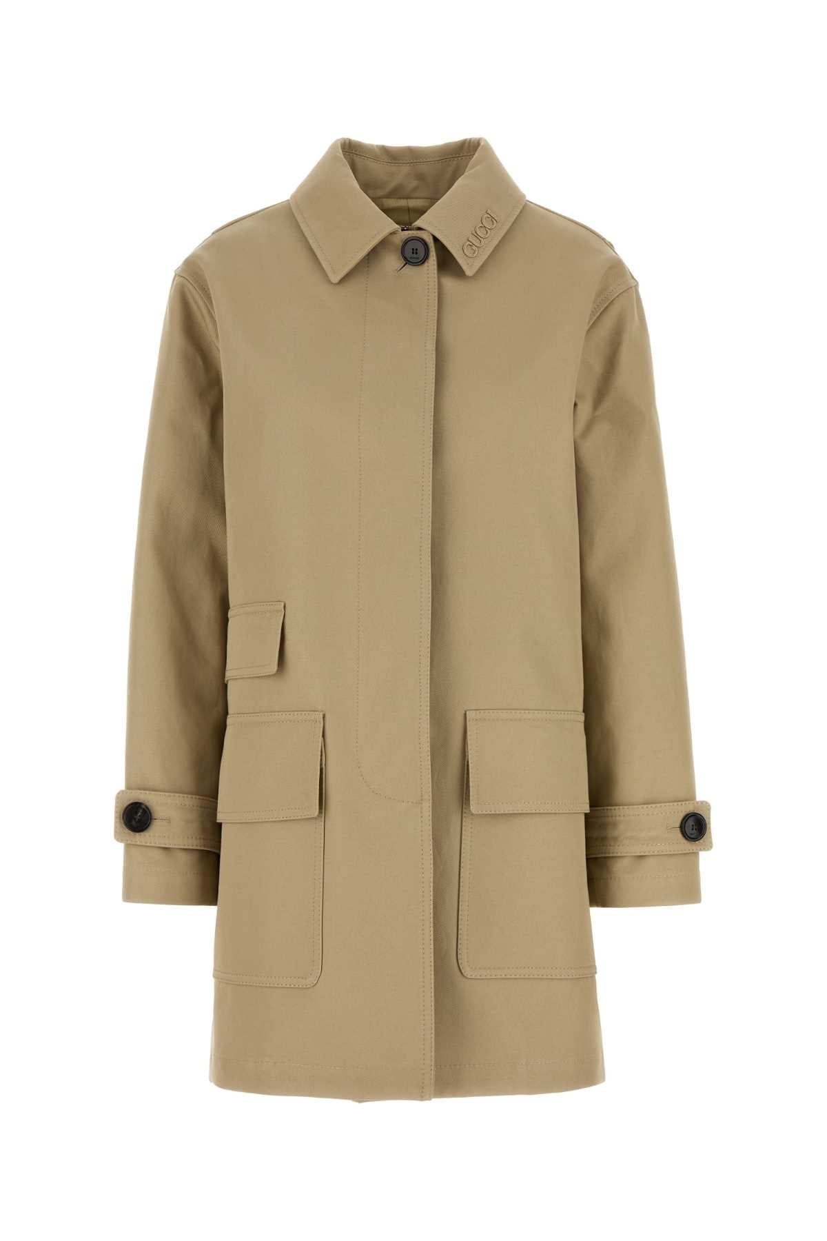 GUCCI Heavy Cotton Drill Overcoat