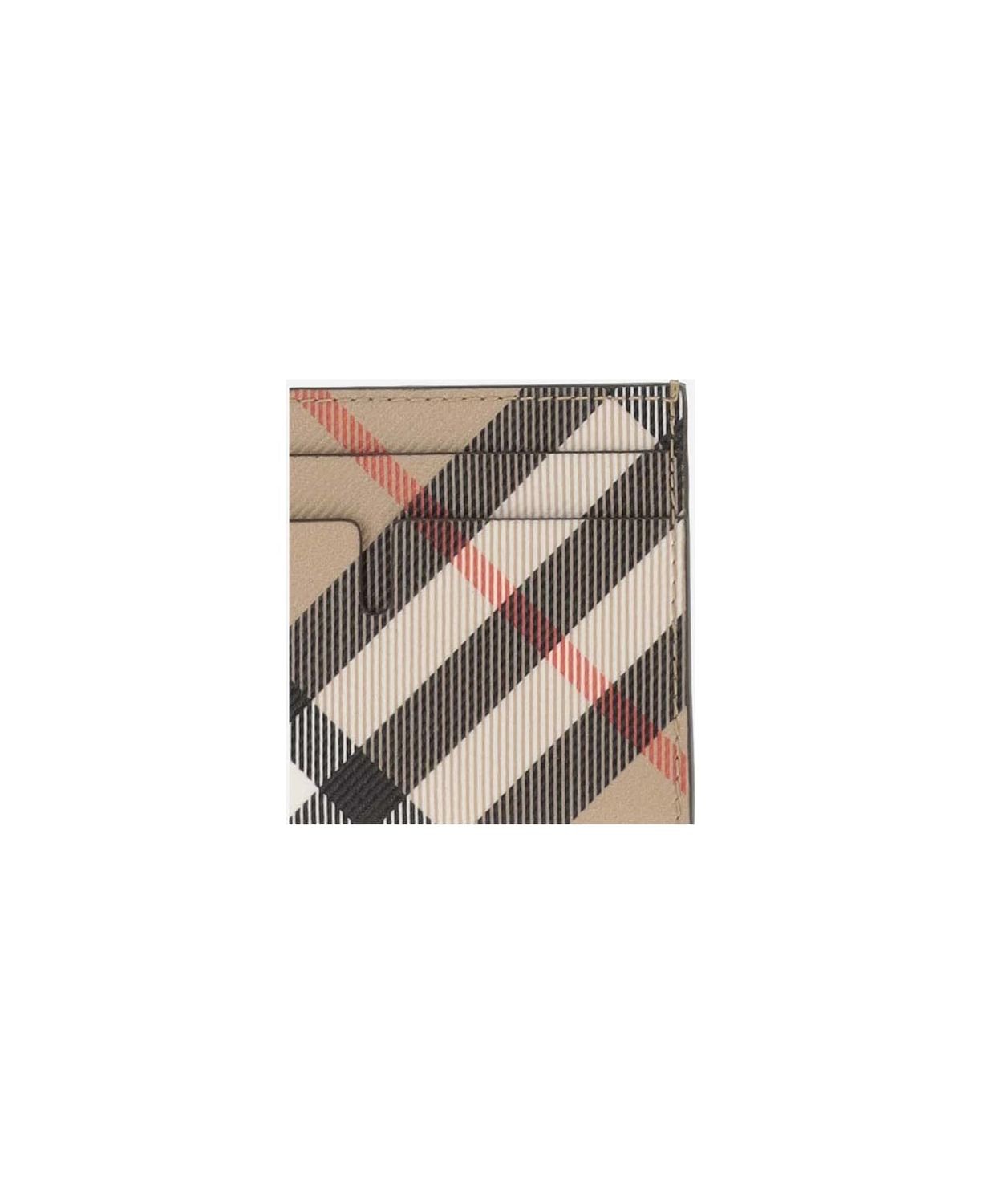 BURBERRY Mini Check Credit Card Holder