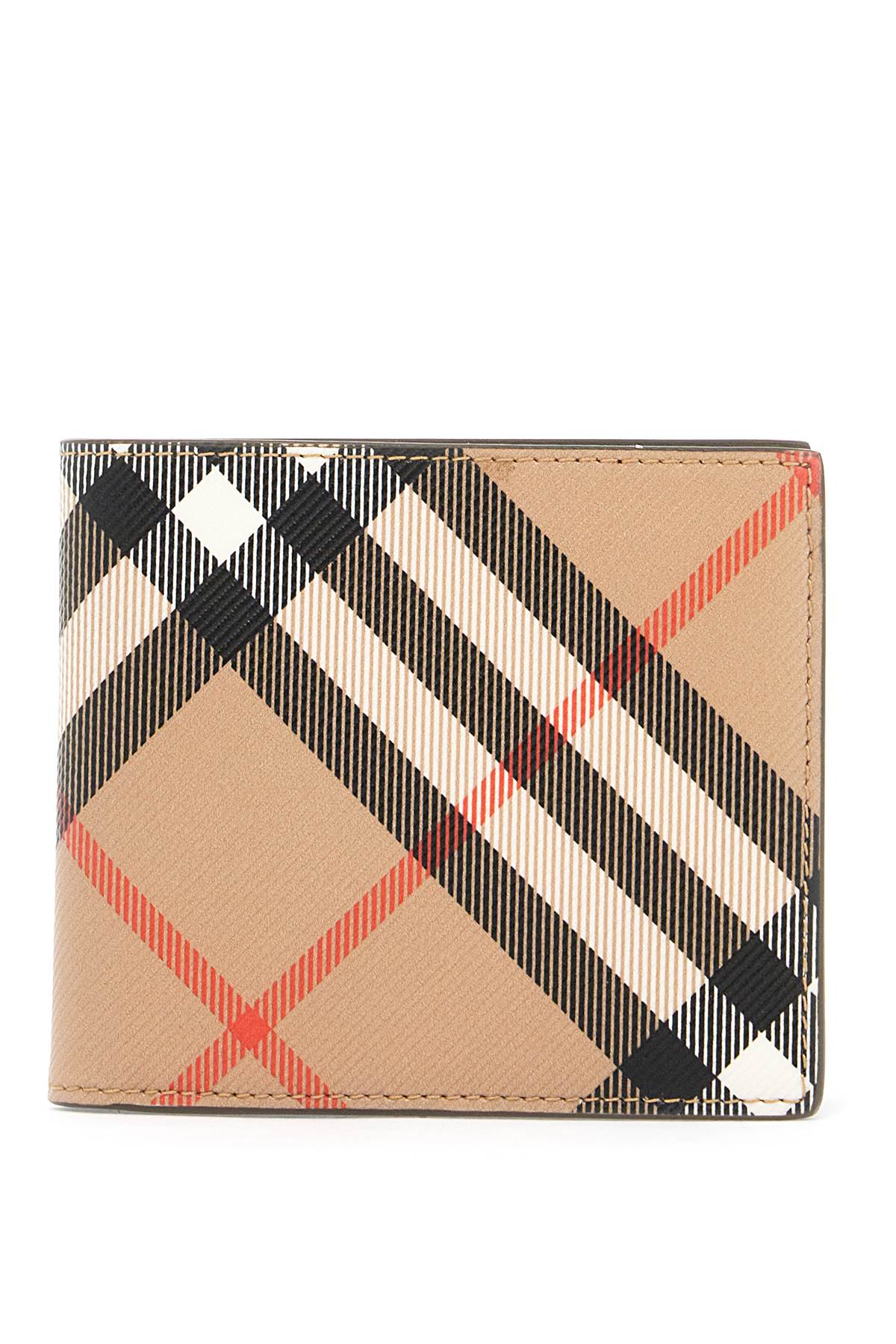 BURBERRY Mini Printed E-Canvas Wallet