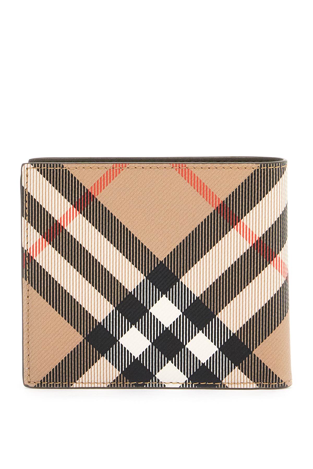 BURBERRY Mini Printed E-Canvas Wallet