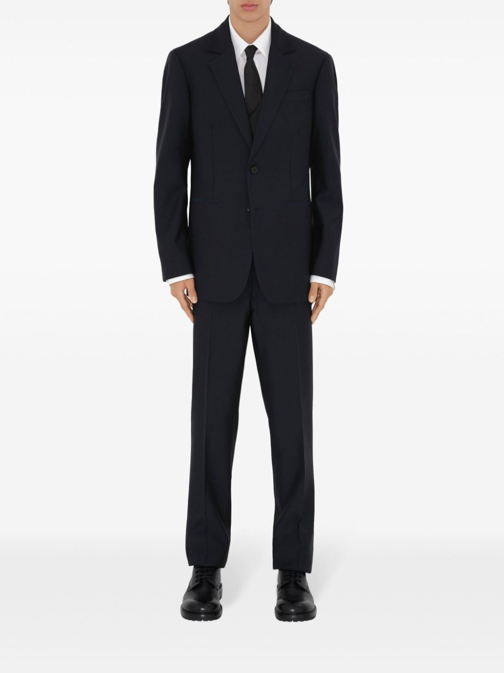 BURBERRY Essential Wool Trousers for Men - FW24 Collection