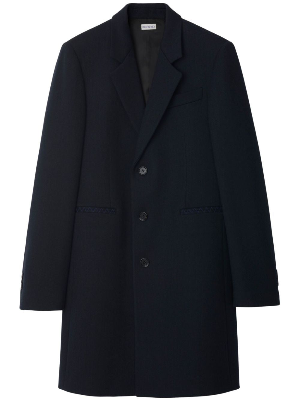 BURBERRY Classic Wool Jacket for Men - Straight Cut - FW24