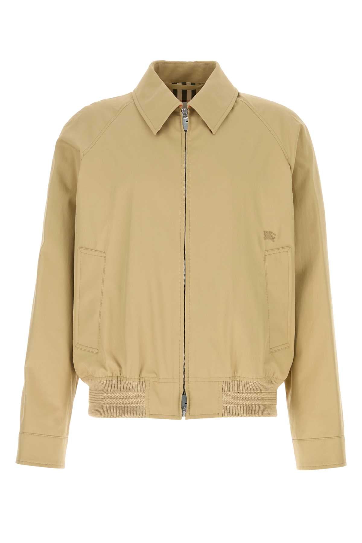 BURBERRY Classic Gabardine Harrington Jacket for Men