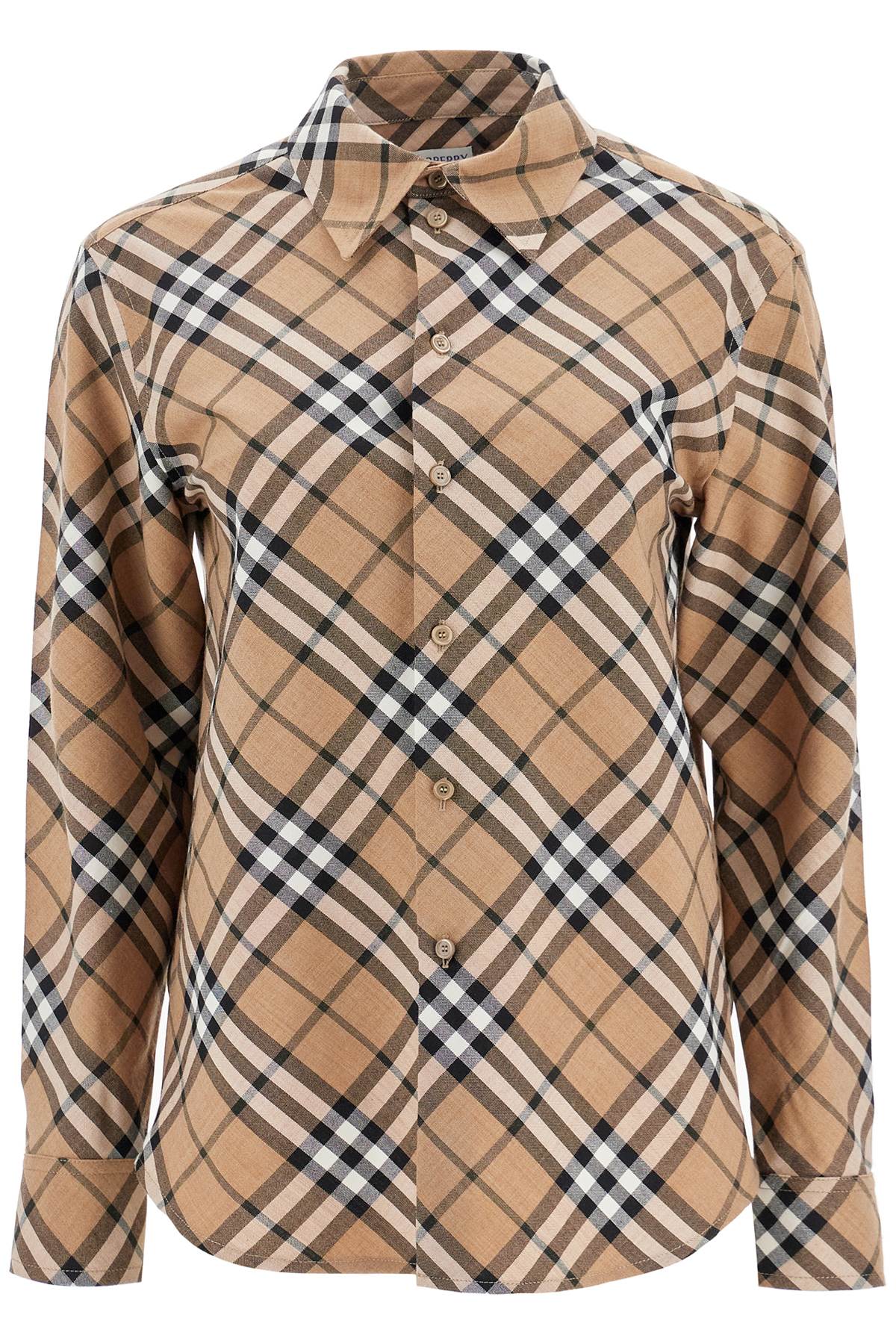 BURBERRY Embroidered Polyester Blend Shirt for Women - SS25