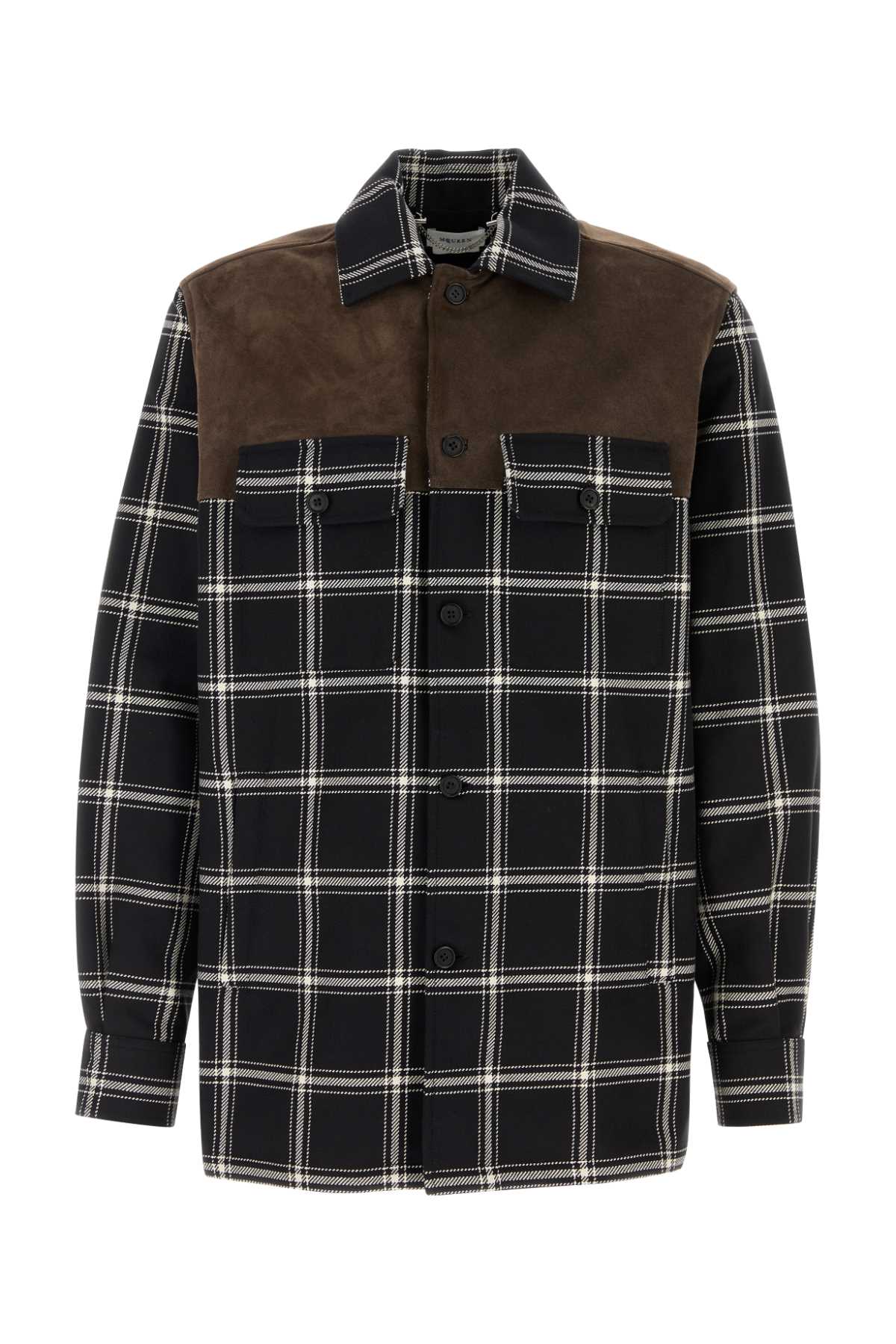 ALEXANDER MCQUEEN Embroidered Cotton Lumberjack Shirt - SS25
