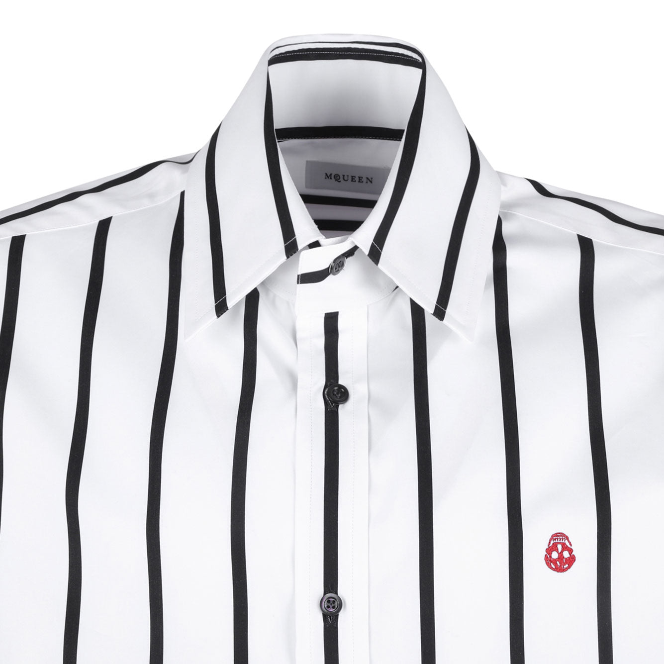 ALEXANDER MCQUEEN Skull Striped Shirt - Size 15