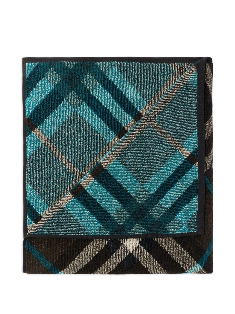 BURBERRY Bias Check Cotton Towel