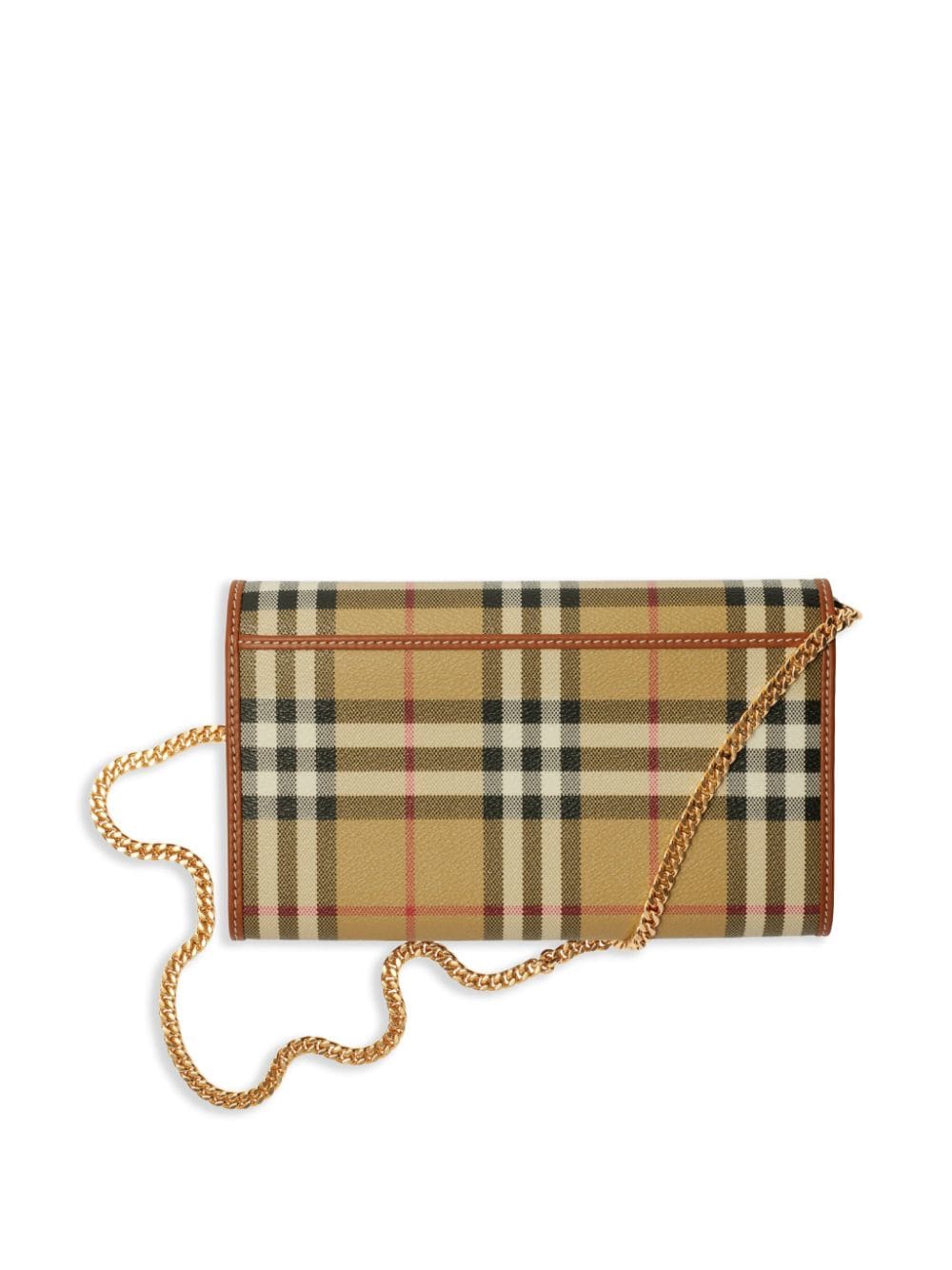 BURBERRY Vintage Check Mini Wallet on Chain