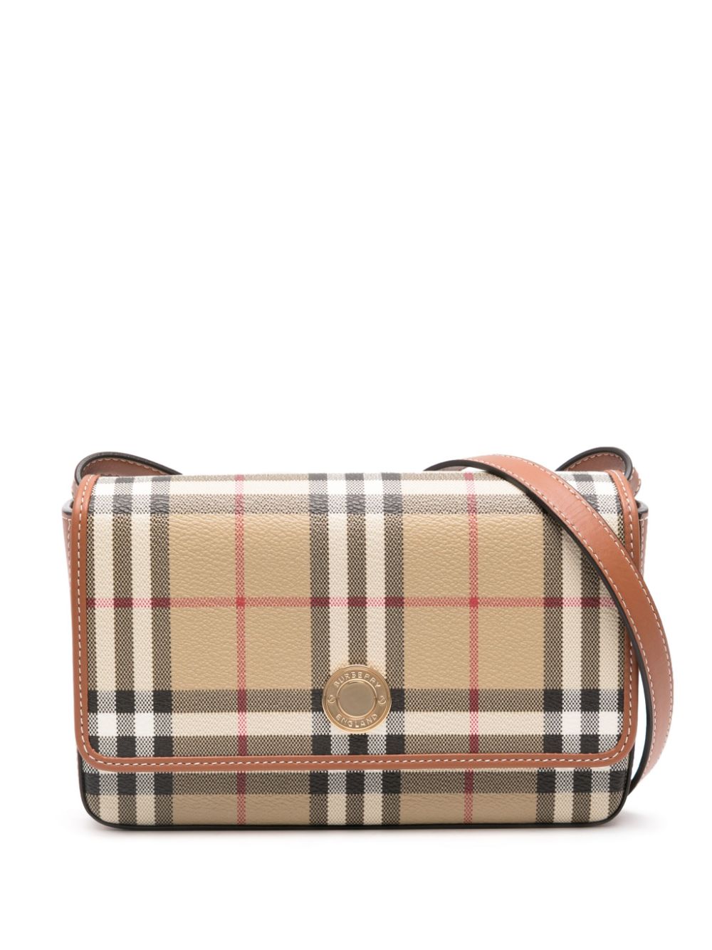 BURBERRY Printed Canvas Hampshire Crossbody Handbag