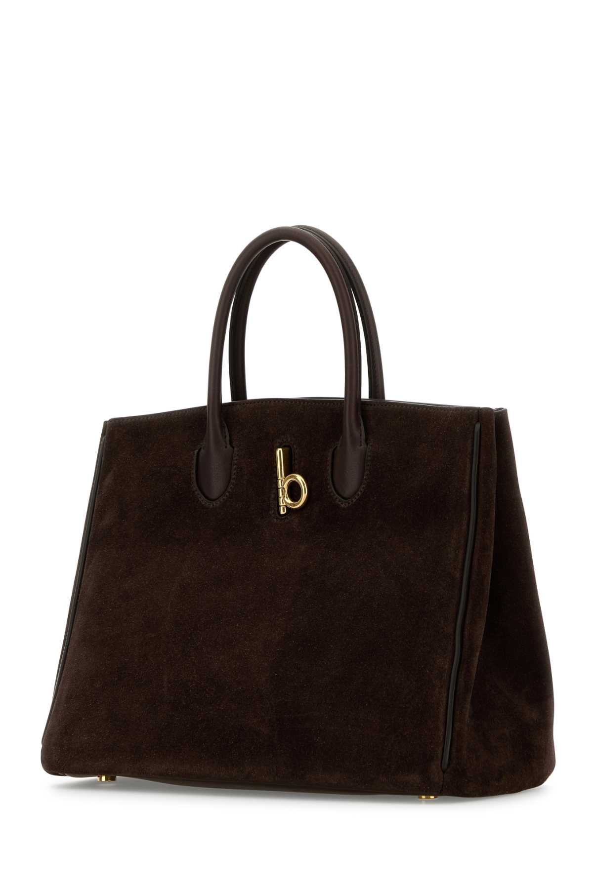 BURBERRY Mini Suede Rocking Horse Handbag