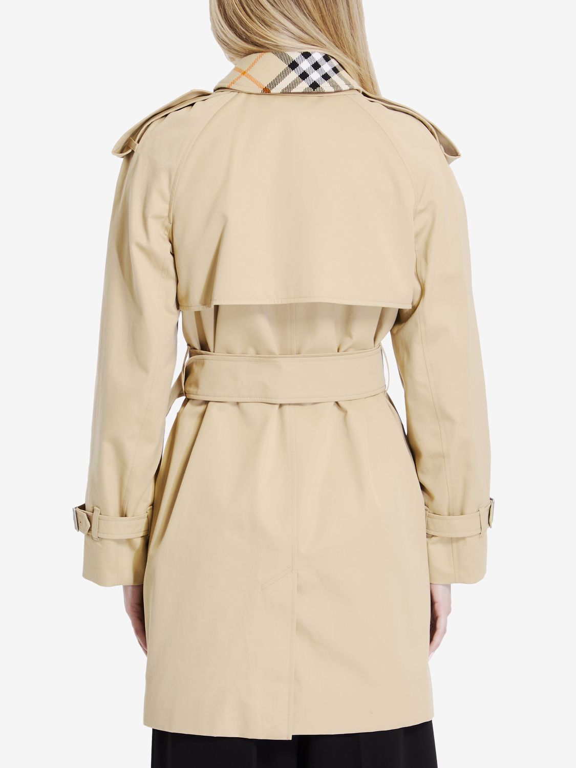 BURBERRY Cotton Trench Jacket for Women - SS25 Collection