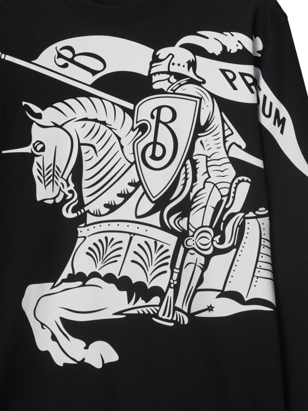 BURBERRY Ekd Print Cotton Sweatshirt