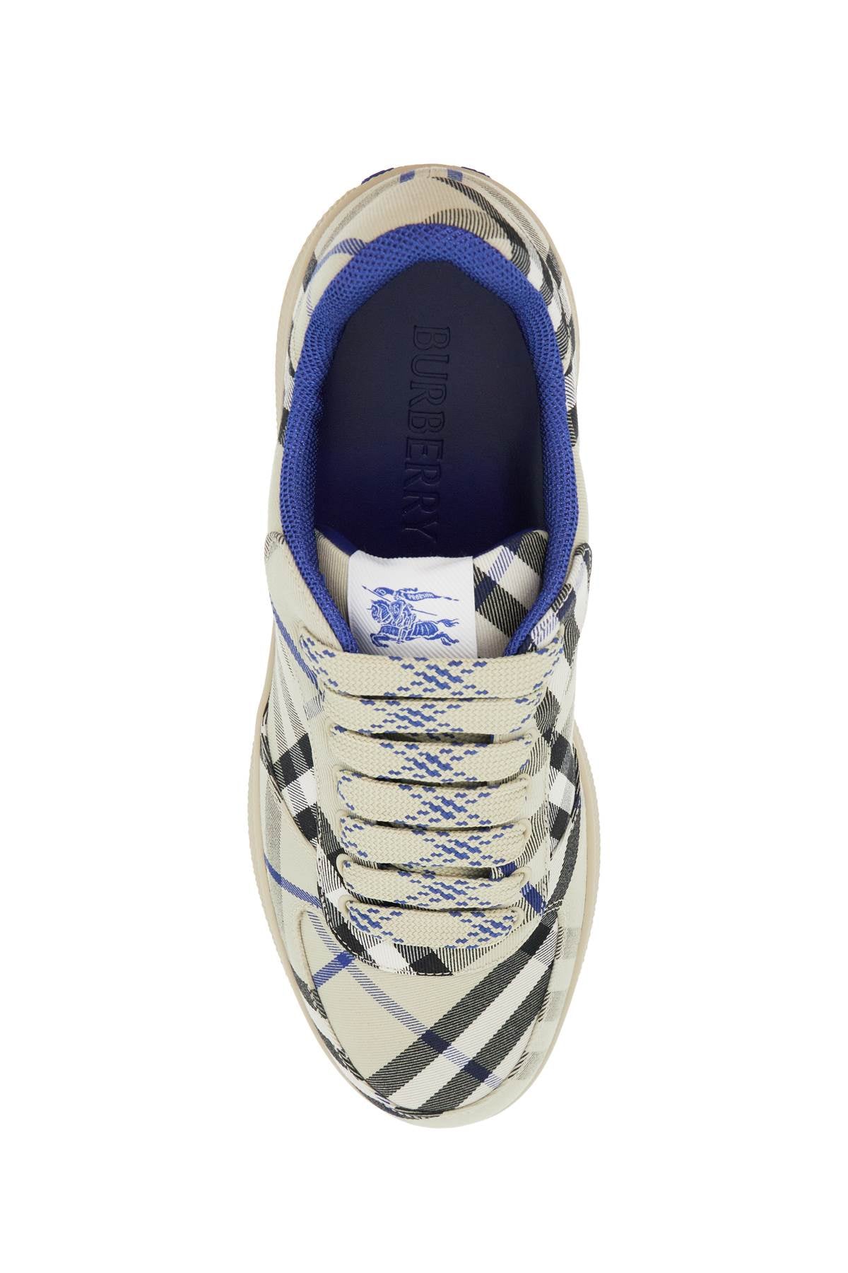 BURBERRY Embroidered Fabric Box Sneakers for Men