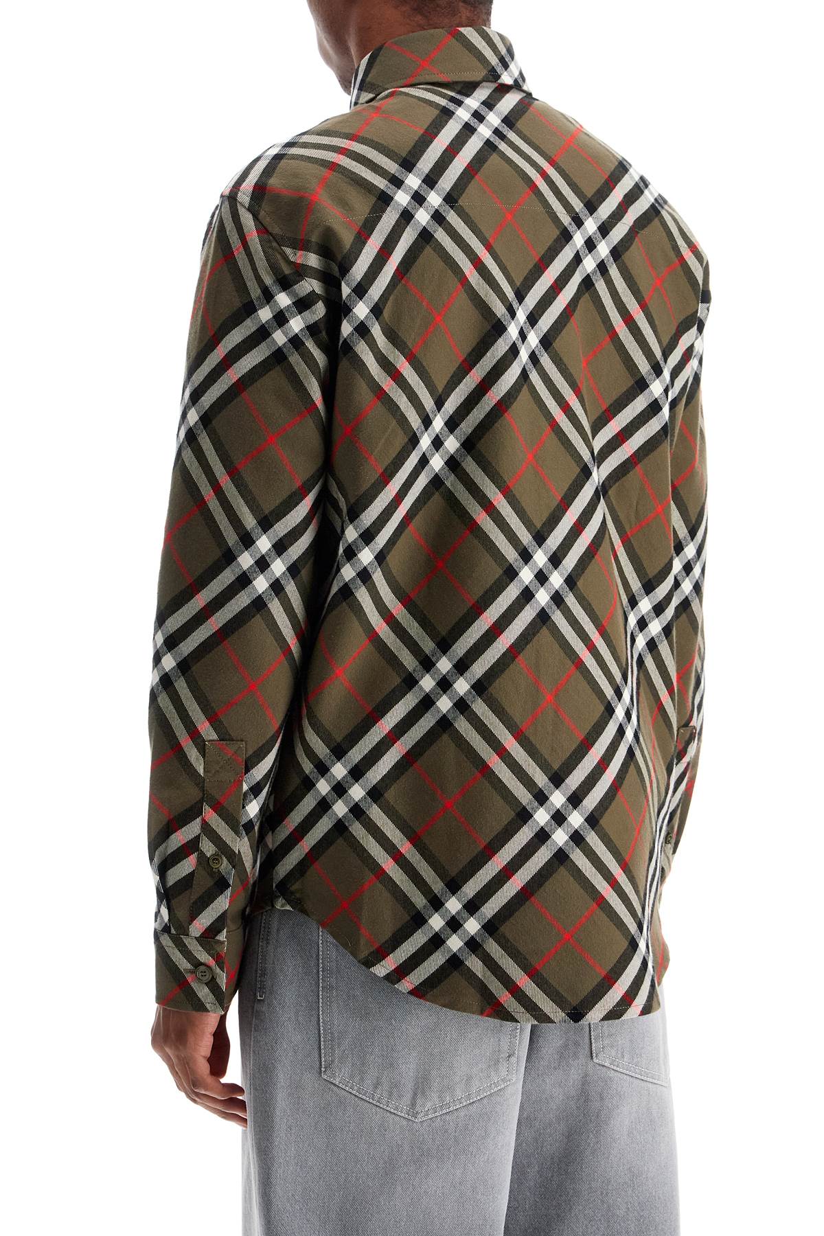 BURBERRY Loch Ip Check Cotton Shirt - Men's Fall Collection