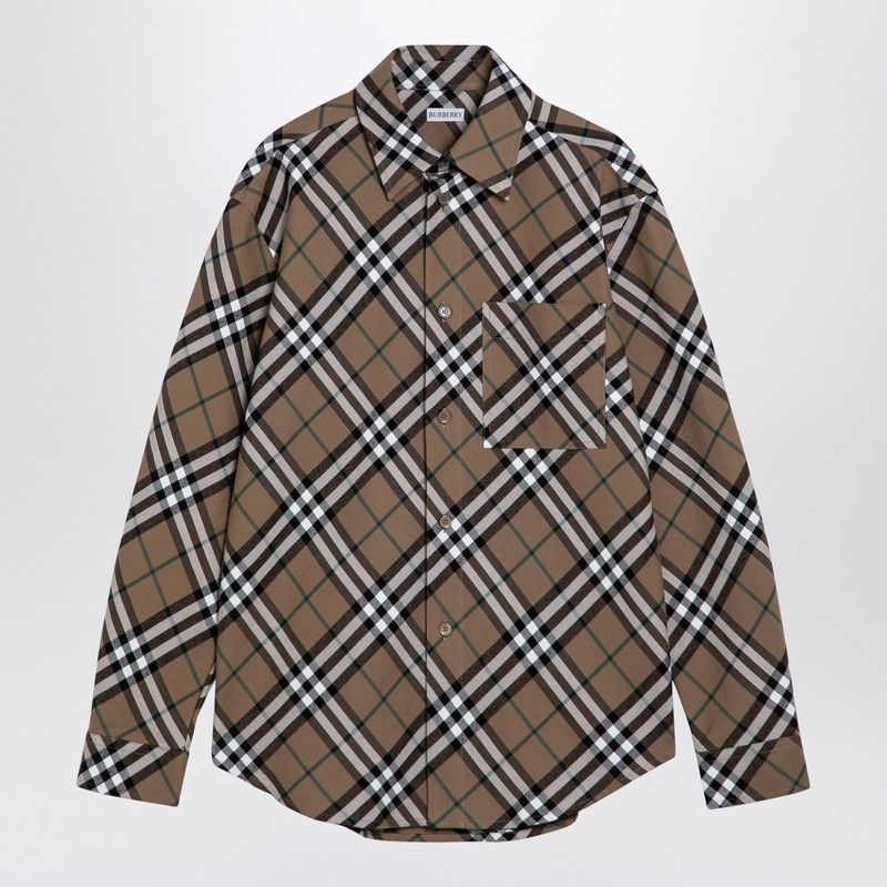 BURBERRY Classic Check Cotton Shirt for Men